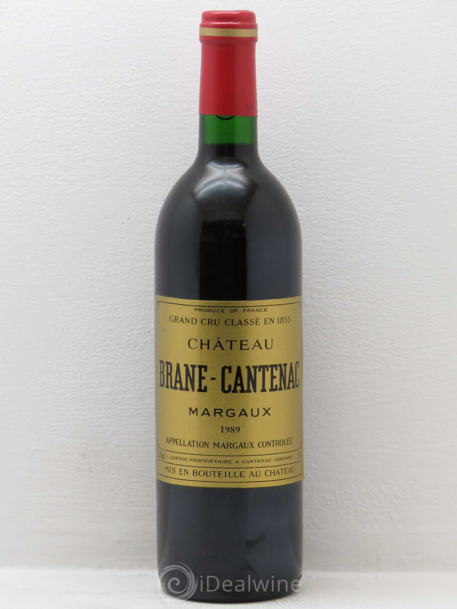 Château Brane Cantenac 2ème Grand Cru Classé 1989 - Lot de 1 bouteille - 0