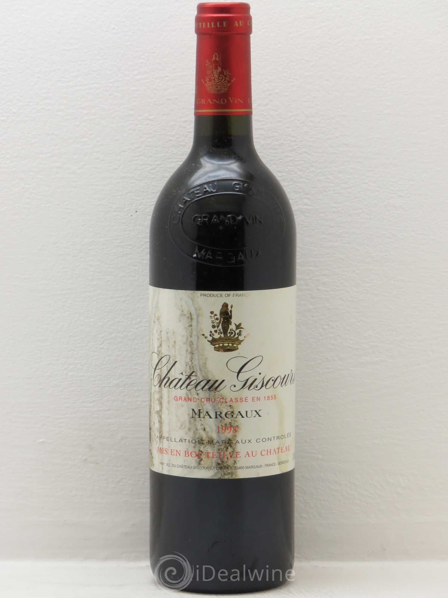 Château Giscours 3ème Grand Cru Classé 1998 - Lot de 1 bouteille - 0