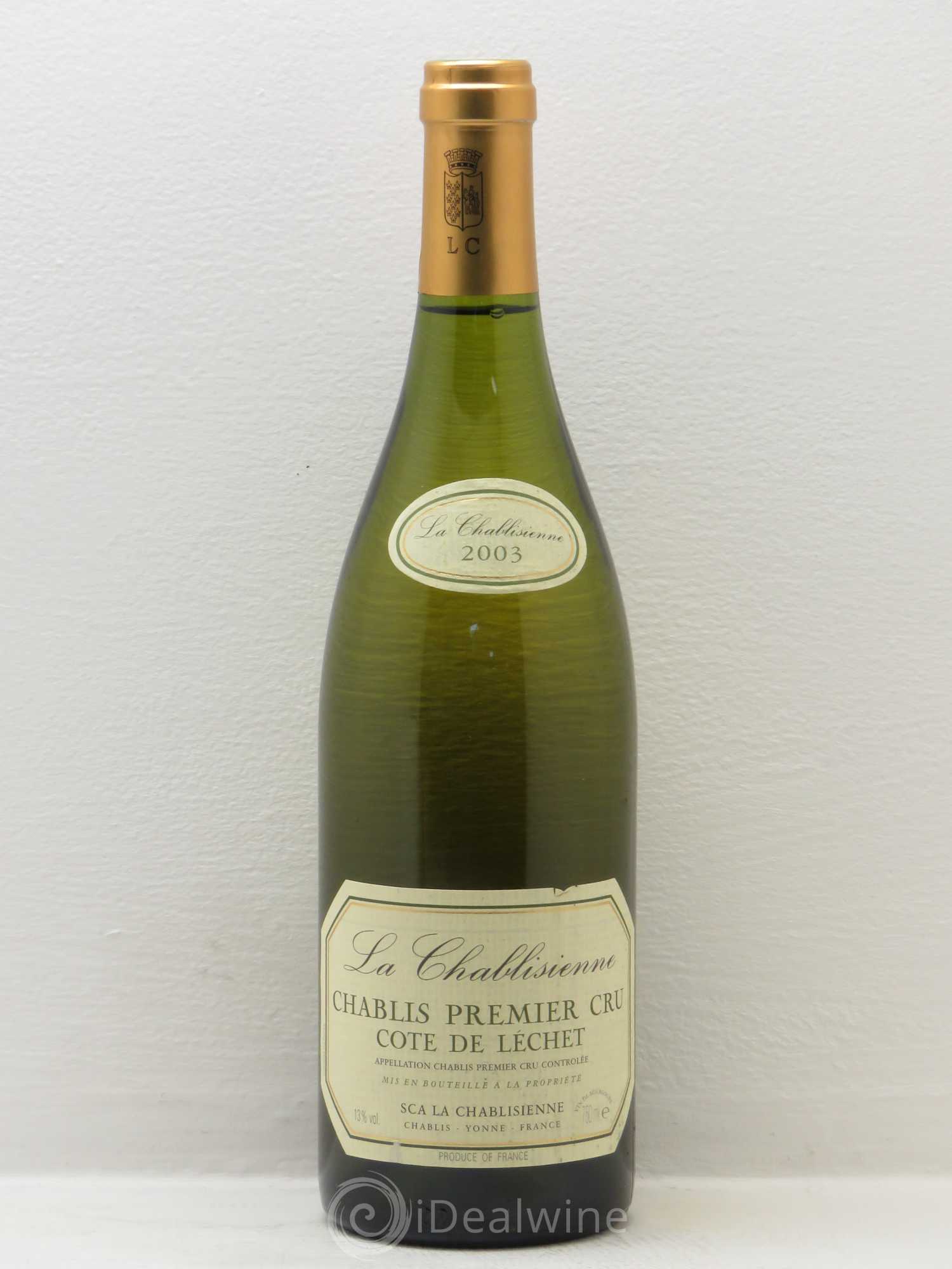 Chablis 1er Cru (sans prix de réserve) 2003 - Lot de 1 bouteille - 0