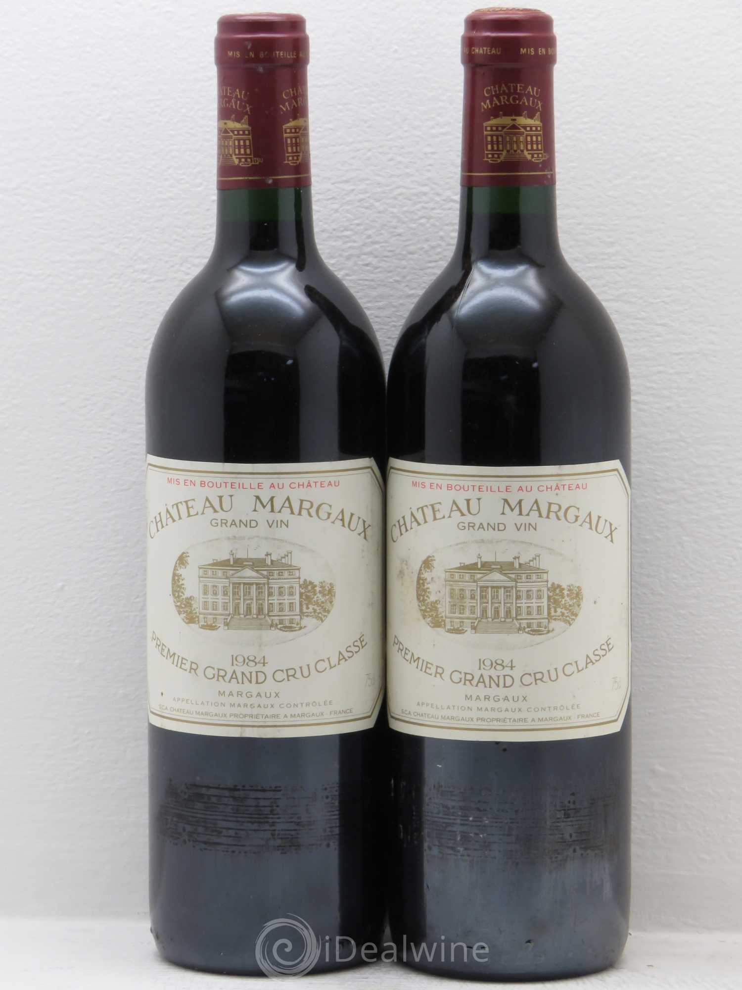 Château Margaux 1er Grand Cru Classé 1984 - Lot de 2 bouteilles - 0