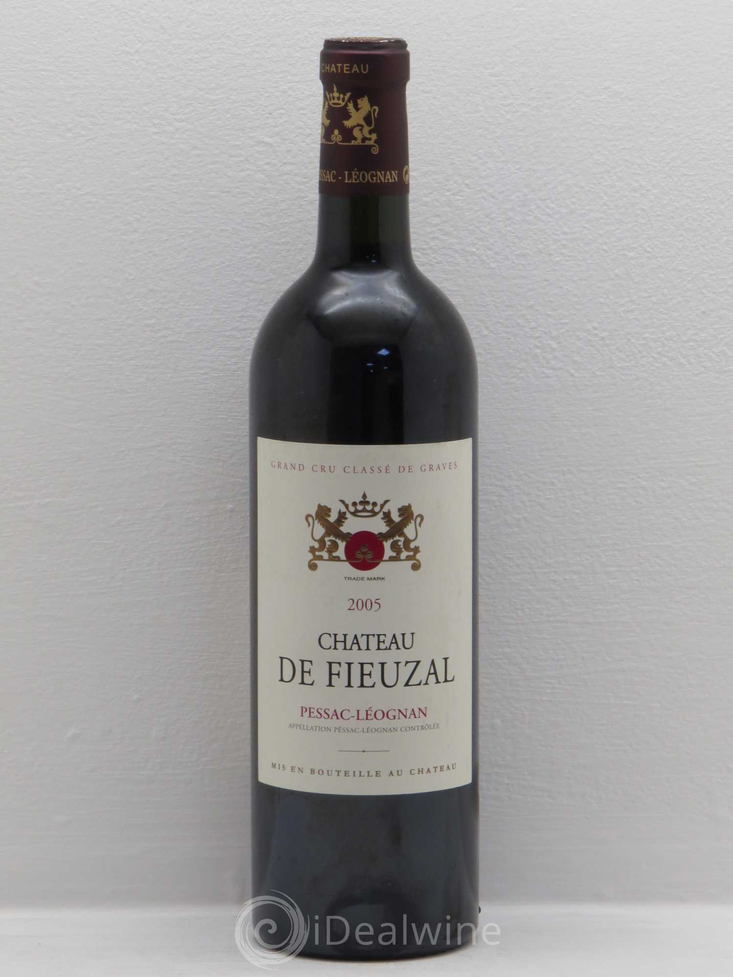 Château de Fieuzal Cru Classé de Graves 2005 - Lot de 1 bouteille - 0