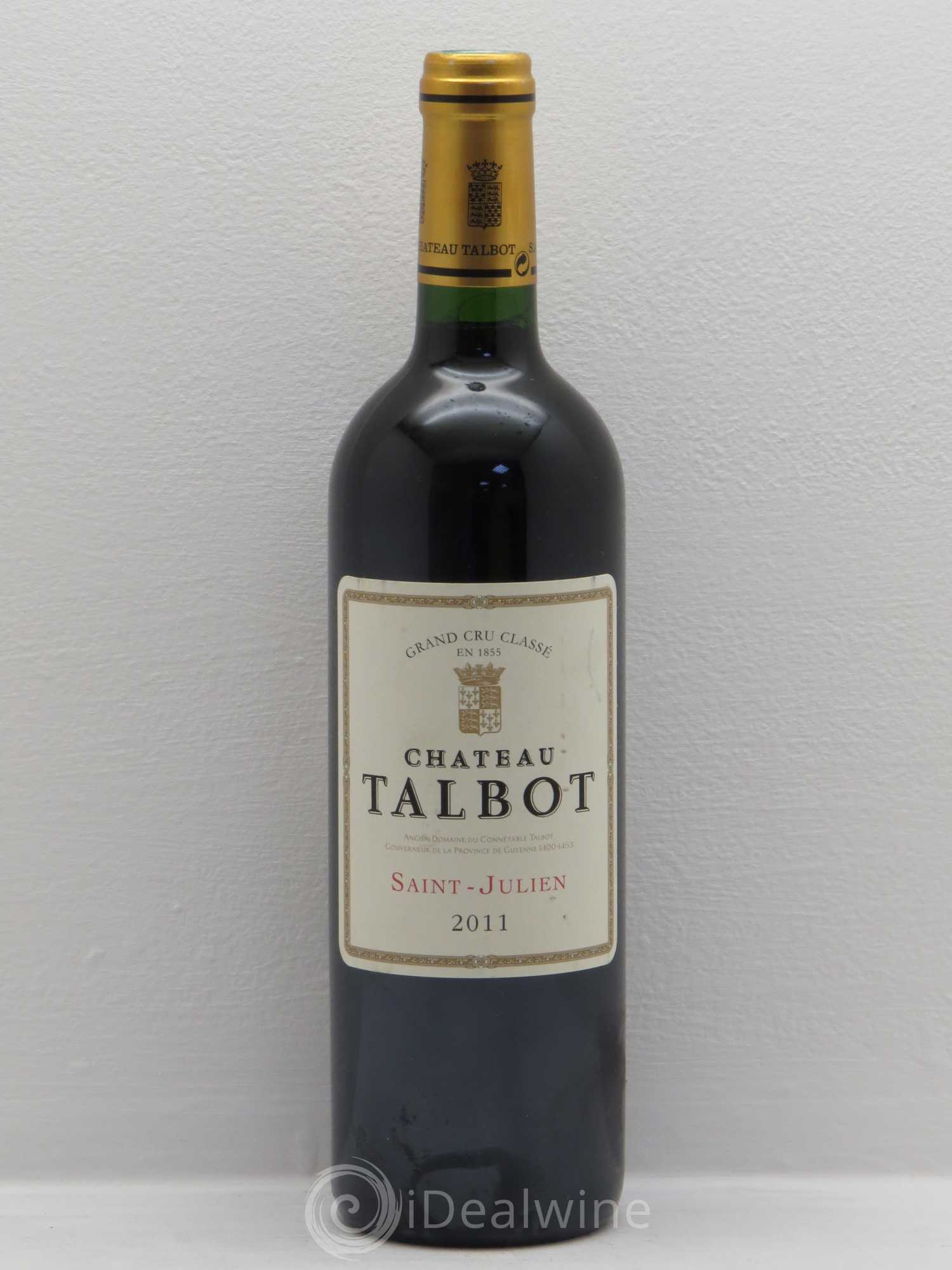 Château Talbot 4ème Grand Cru Classé 2011 - Lot de 1 bouteille - 0