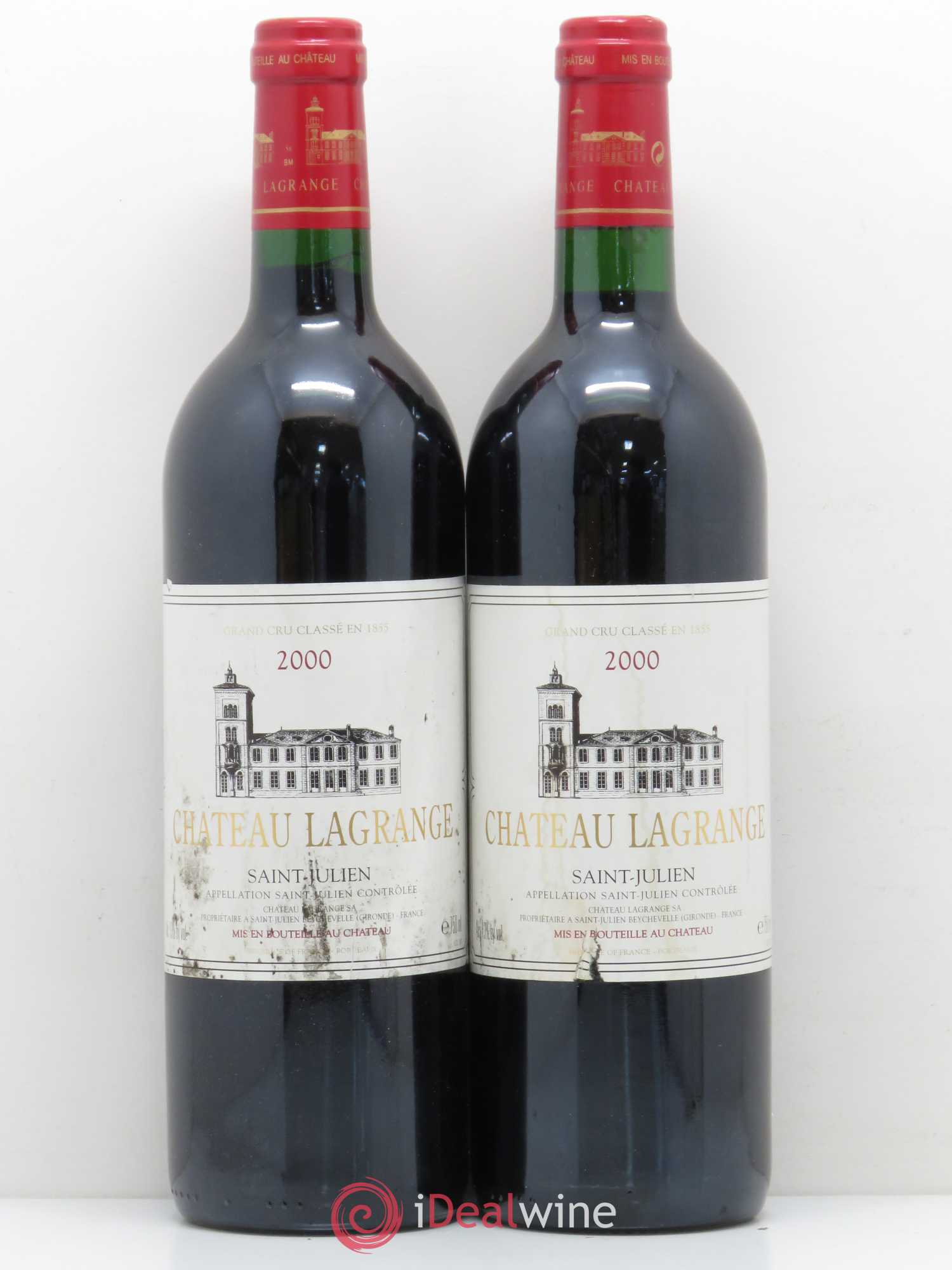 Château Lagrange 3ème Grand Cru Classé 2000 - Lot de 2 bouteilles - 0