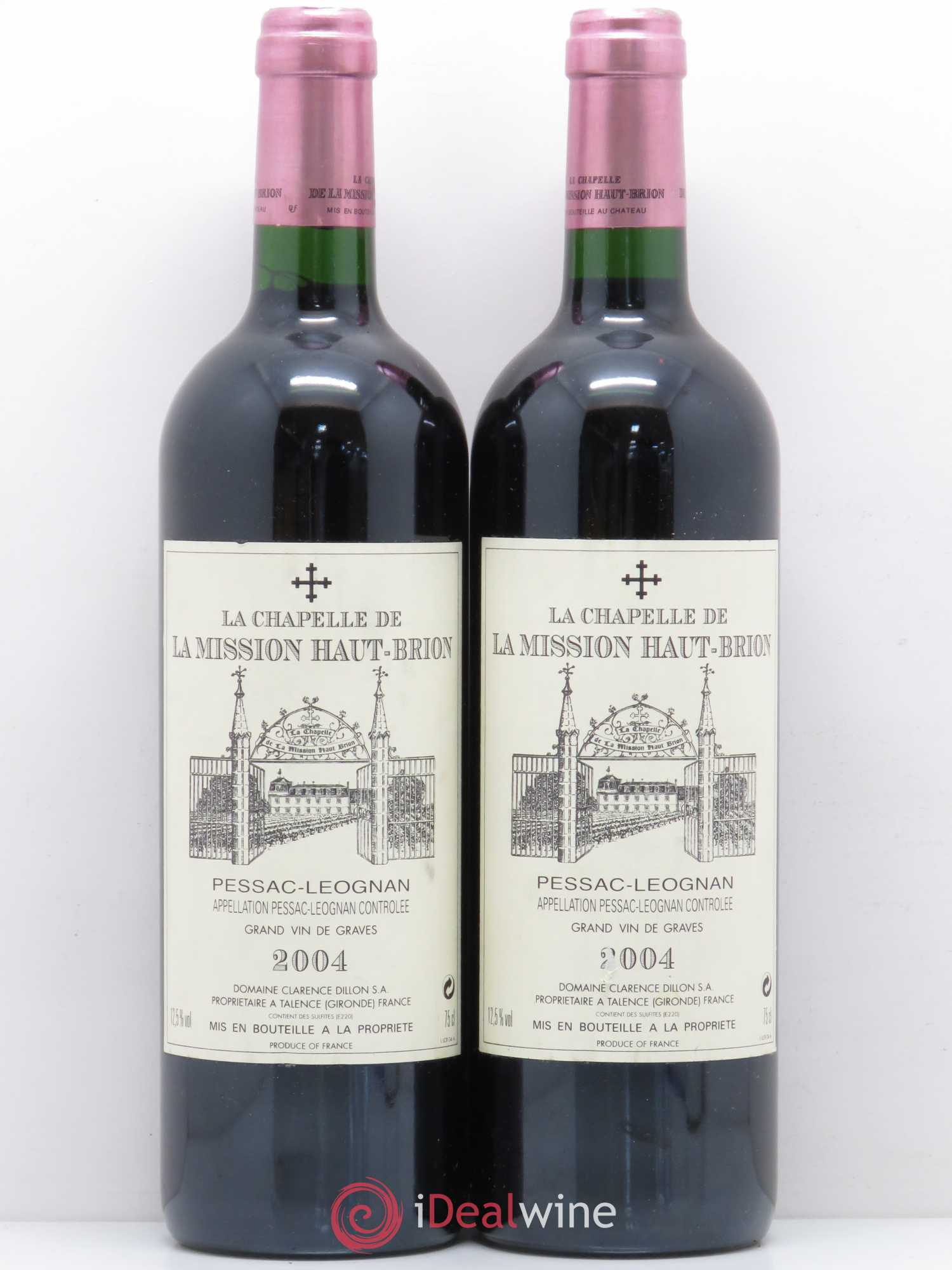 La Chapelle de La Mission Haut-Brion Second Vin 2004 - Lot de 2 bouteilles - 0