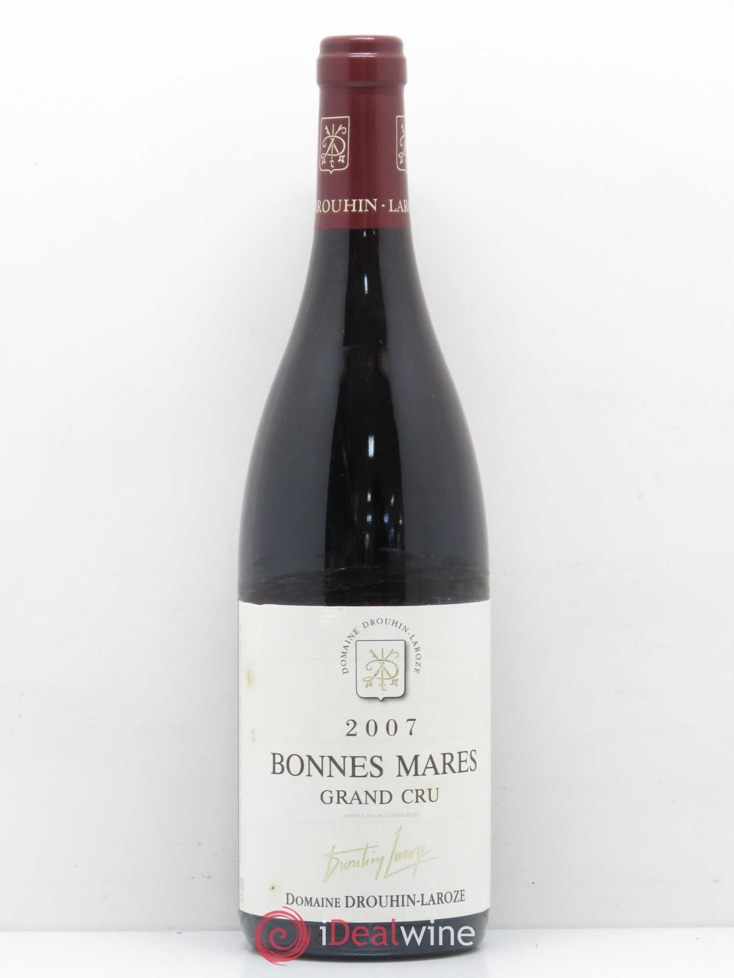 Bonnes-Mares Grand Cru Domaine Drouhin-Laroze 2007 - Lot de 1 bouteille - 0