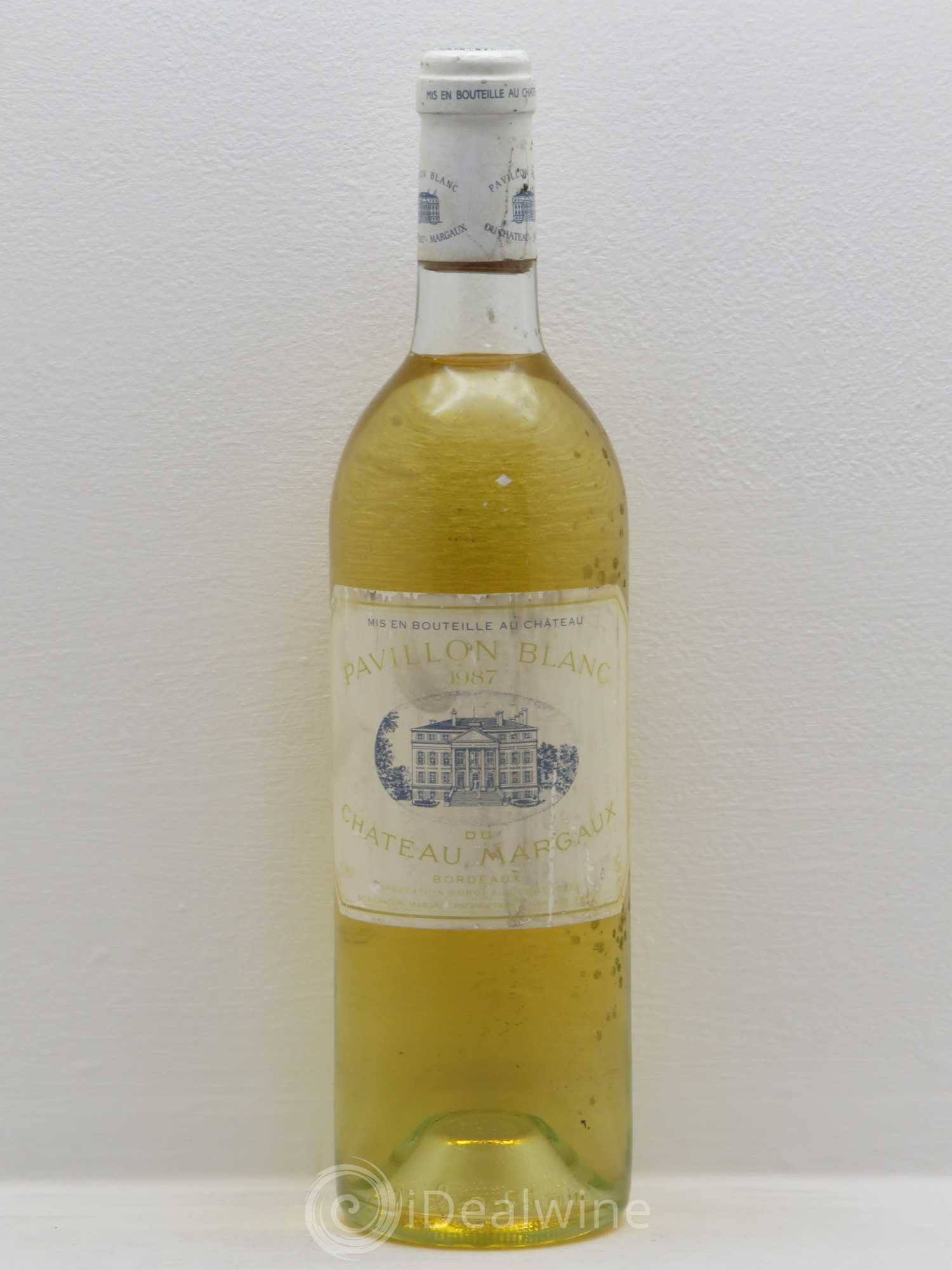 Pavillon Blanc du Château Margaux 1987 - Lot de 1 bouteille - 0