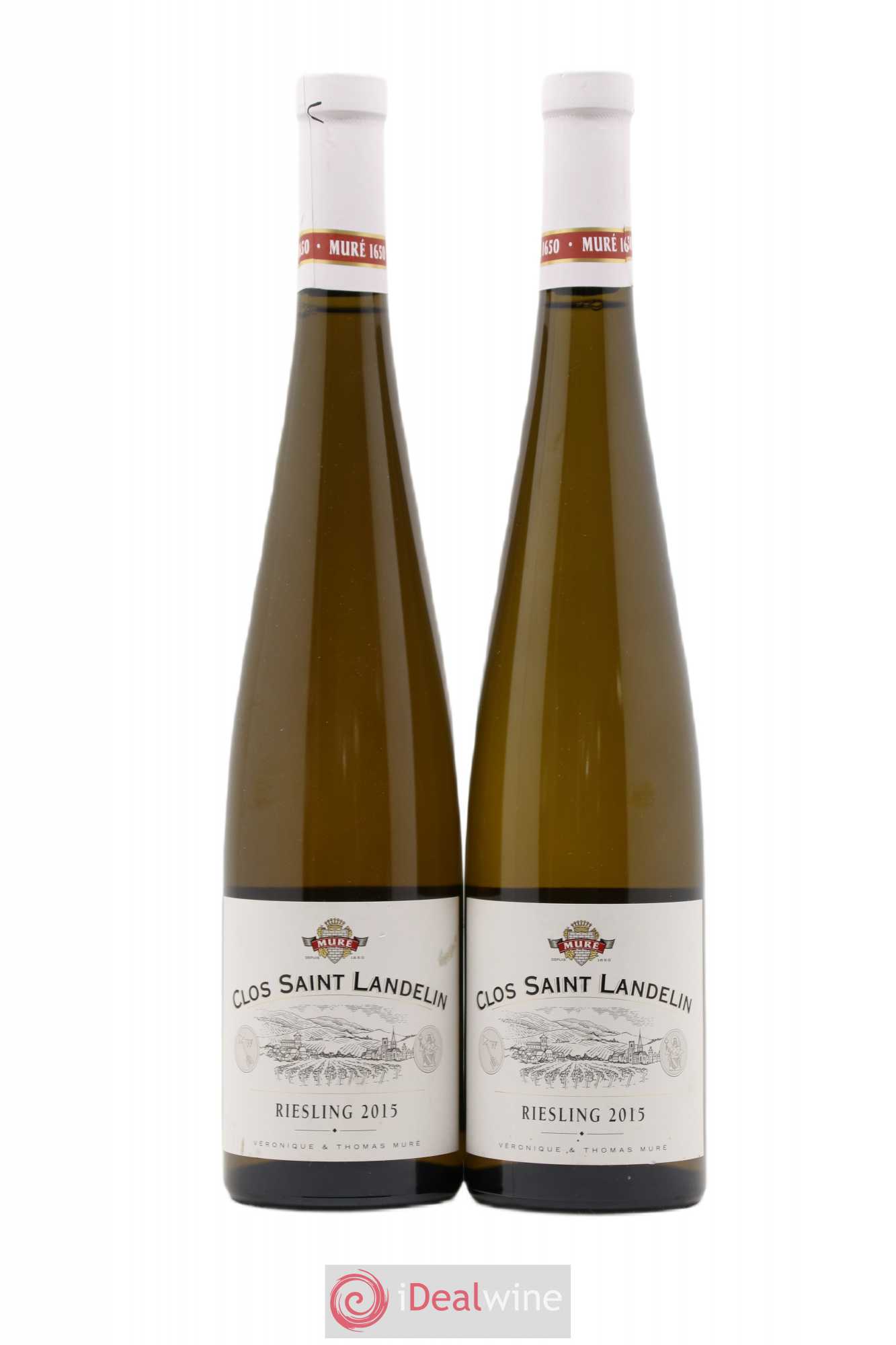 Riesling Grand Cru Clos Saint Landelin Vorbourg Mure 2015 - Posten von 2 Flaschen - 0