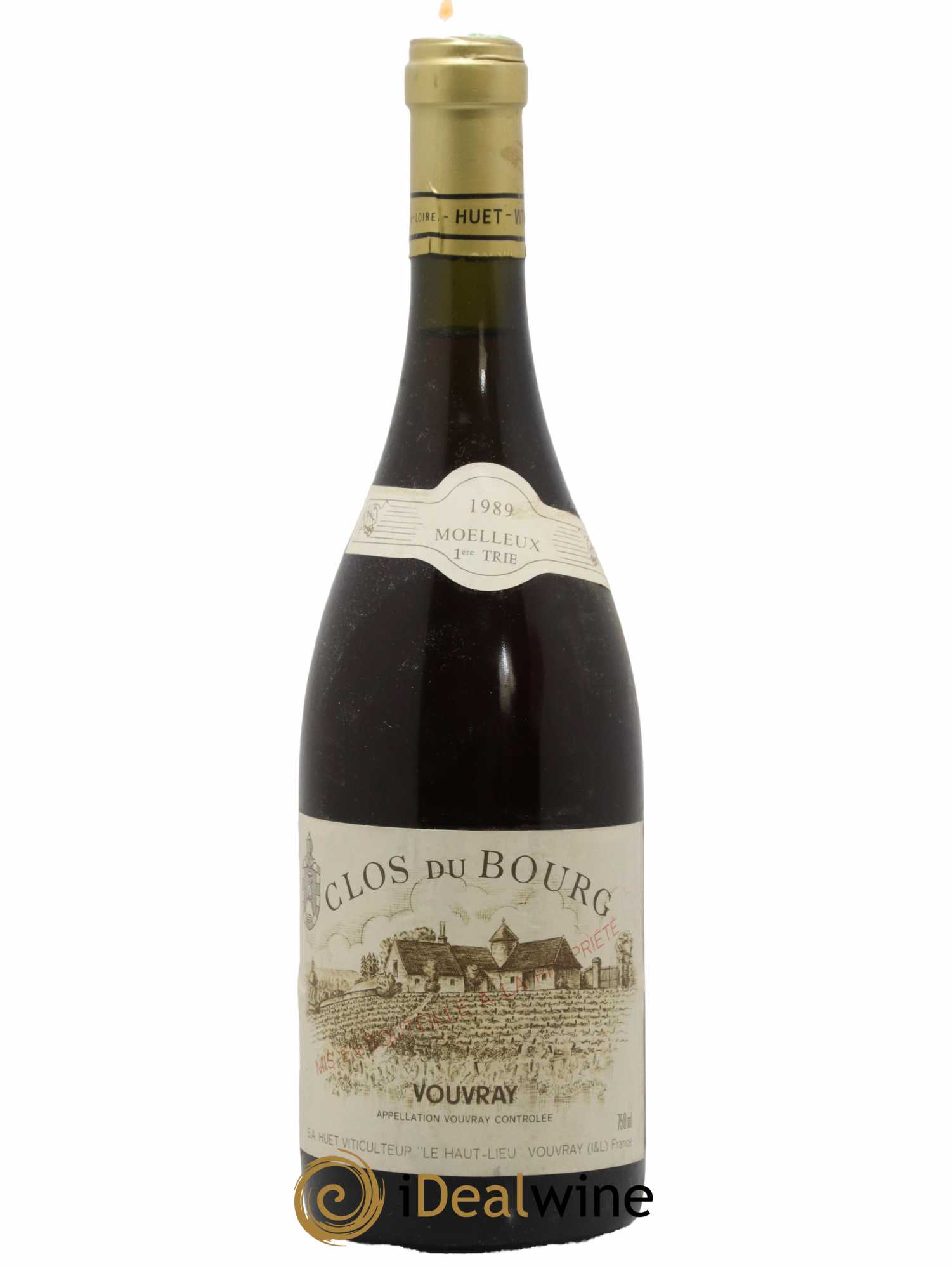 Vouvray Clos du Bourg Moelleux 1ère trie Domaine Huet 1989 - Lotto di 1 bottiglia - 0