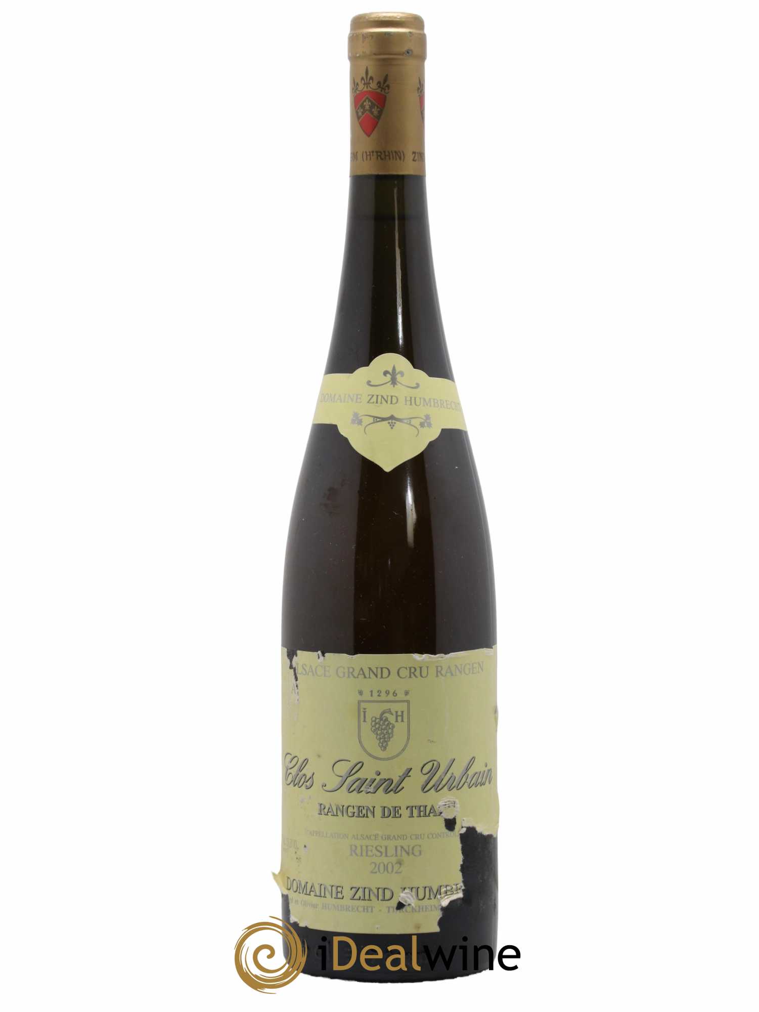Alsace Riesling Grand Cru Rangen de Thann Clos Saint Urbain Zind-Humbrecht (Domaine) 2002 - Lot de 1 bouteille - 0