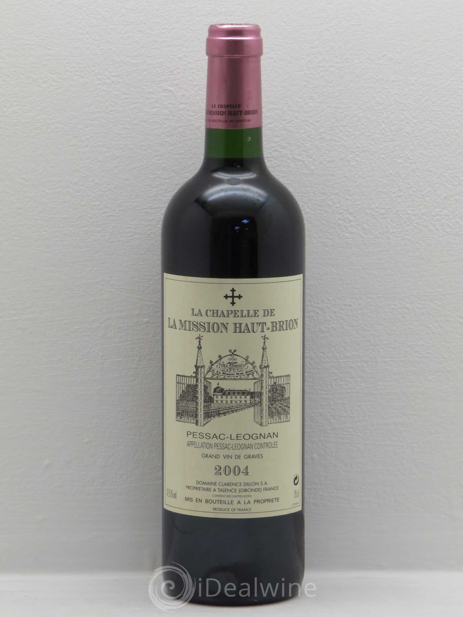 La Chapelle de La Mission Haut-Brion Second Vin 2004 - Lot de 1 bouteille - 0