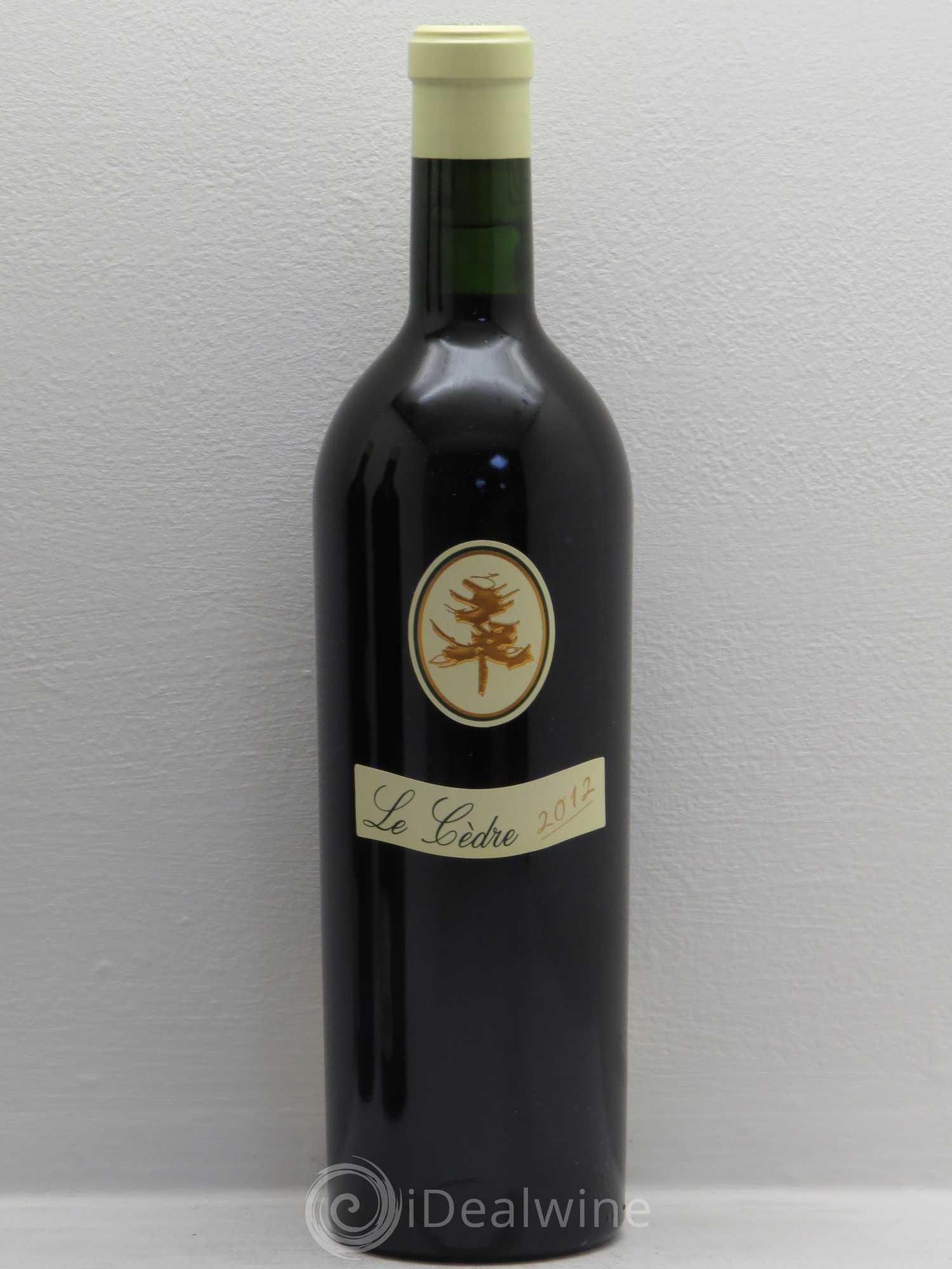 Cahors Château du Cèdre Cuvée Le Cèdre Pascal et Jean-Marc Verhaeghe 2012 - Lot de 1 bouteille - 0
