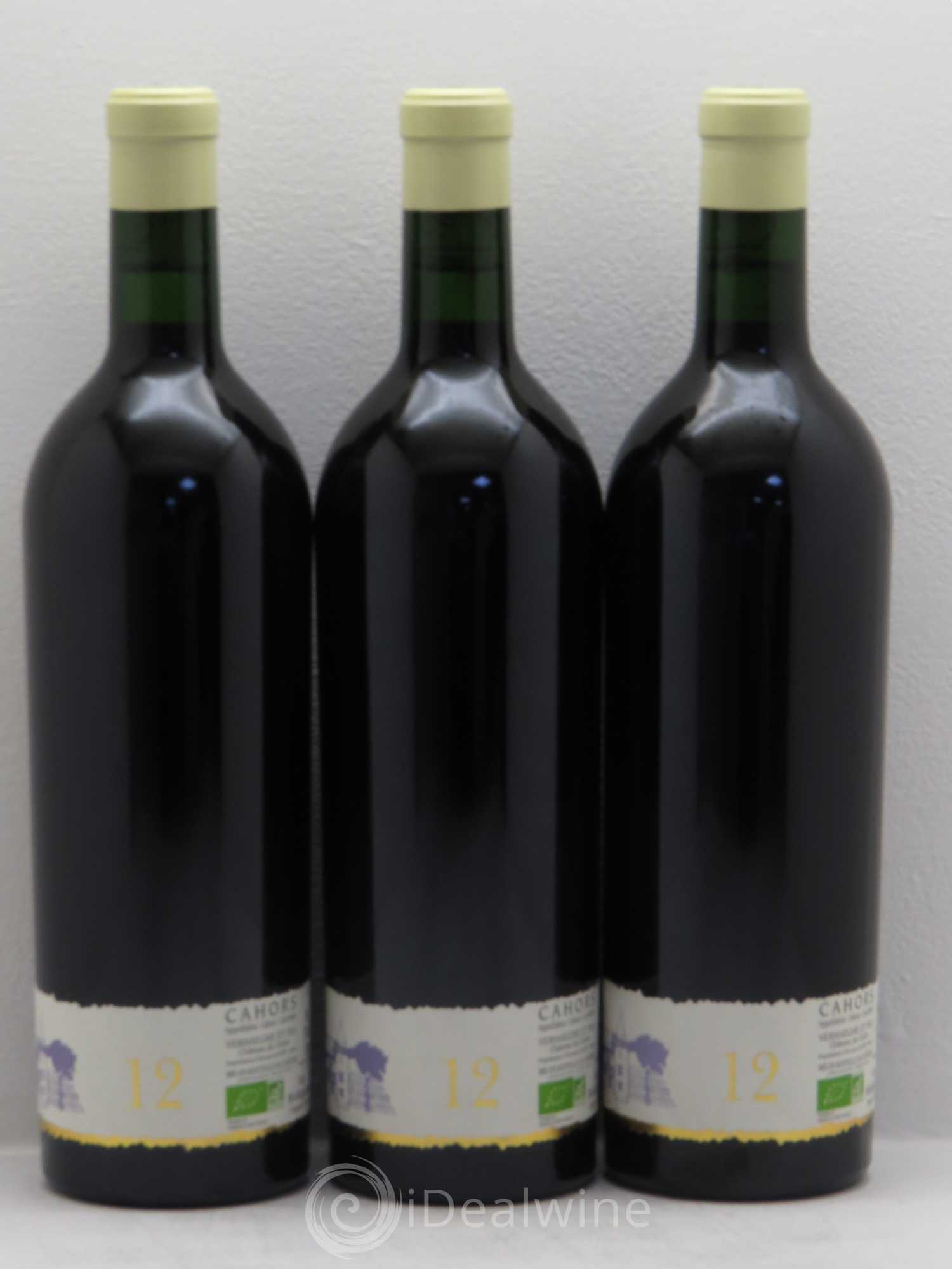 Cahors Château du Cèdre GC Pascal et Jean-Marc Verhaeghe 2012 - Lot de 3 bouteilles - 1