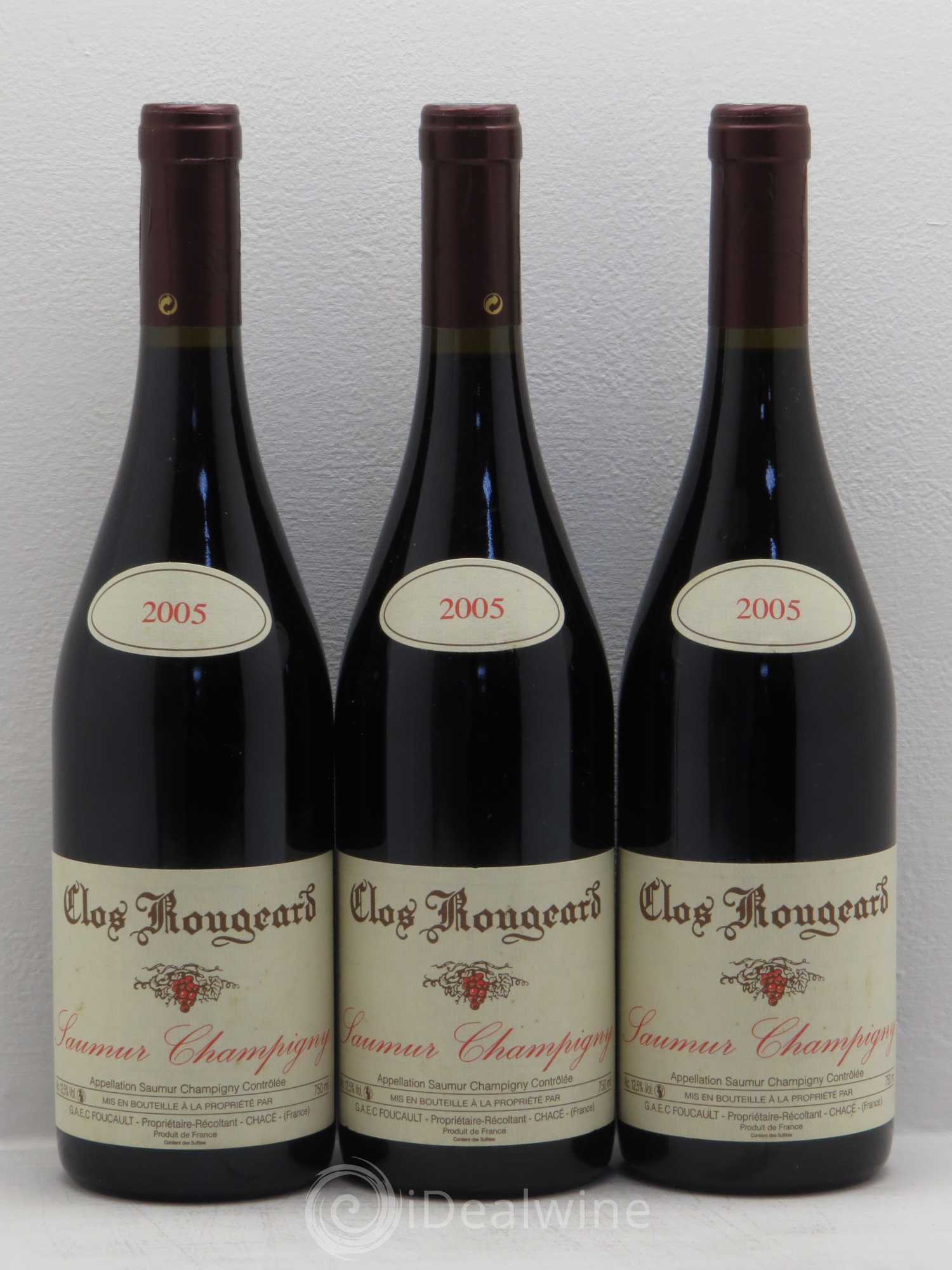 Saumur-Champigny Clos Rougeard 2005 - Posten von 3 Flaschen - 0