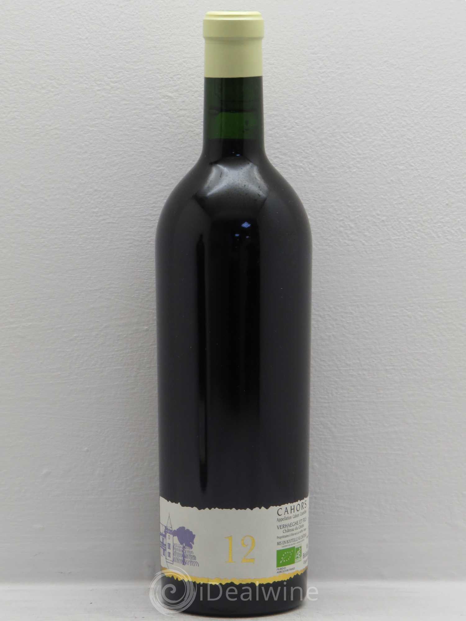 Cahors Château du Cèdre GC Pascal et Jean-Marc Verhaeghe 2012 - Lot de 1 bouteille - 1
