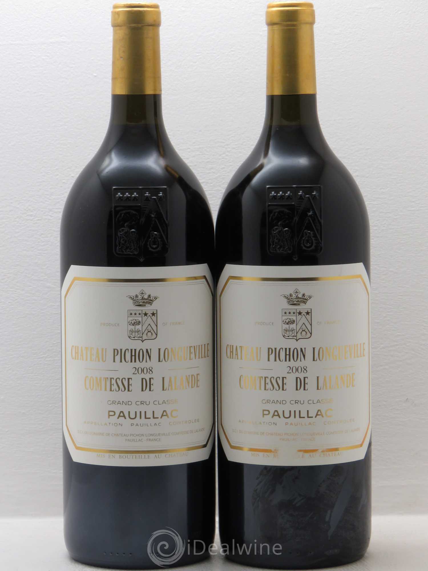 Château Pichon Longueville Comtesse de Lalande 2ème Grand Cru Classé 2008 - Lot de 2 magnums - 0
