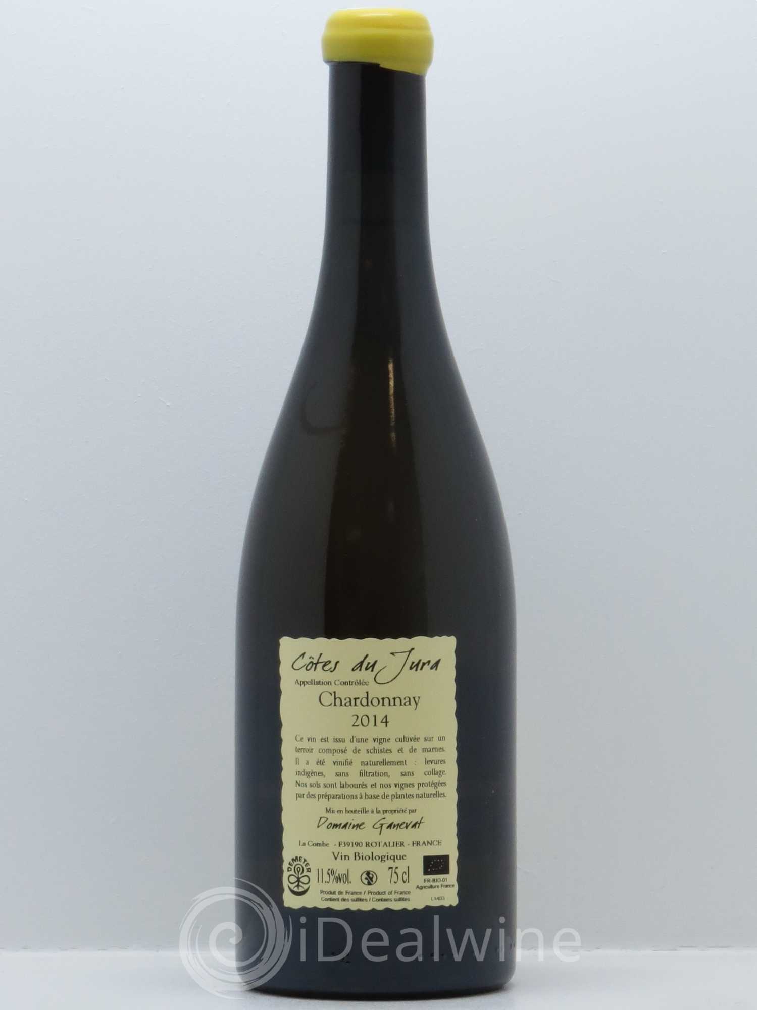 Côtes du Jura Grusse en Billat Jean-François Ganevat (Domaine) 2014 - Lot de 1 bouteille - 1