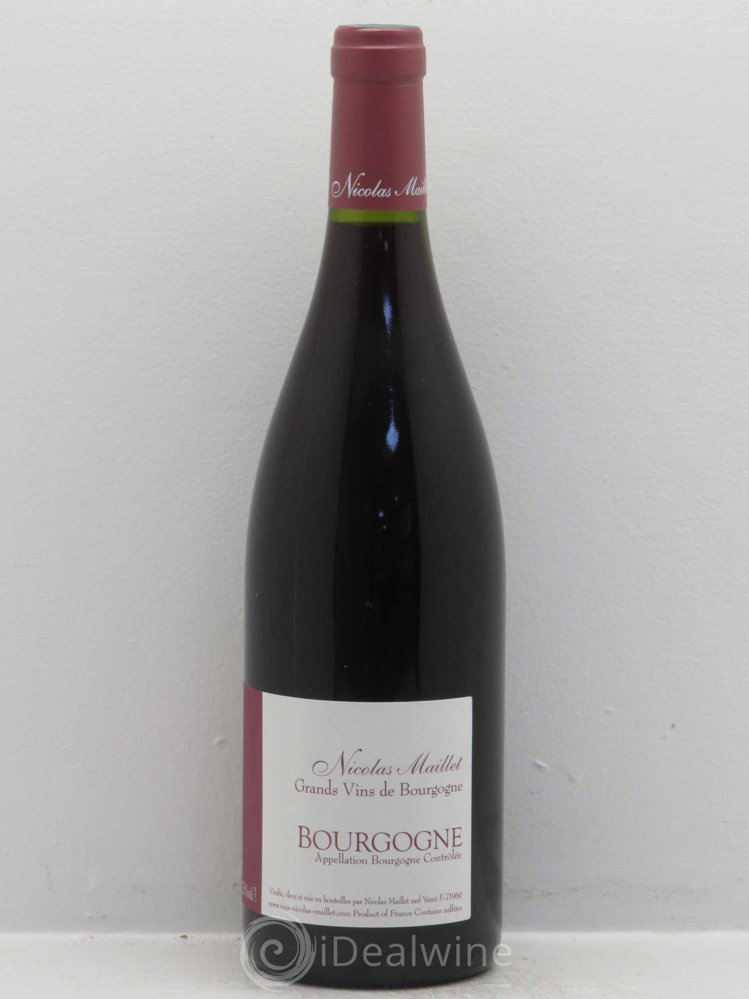 Bourgogne Nicolas Maillet 2014 - Lot de 1 bouteille - 0