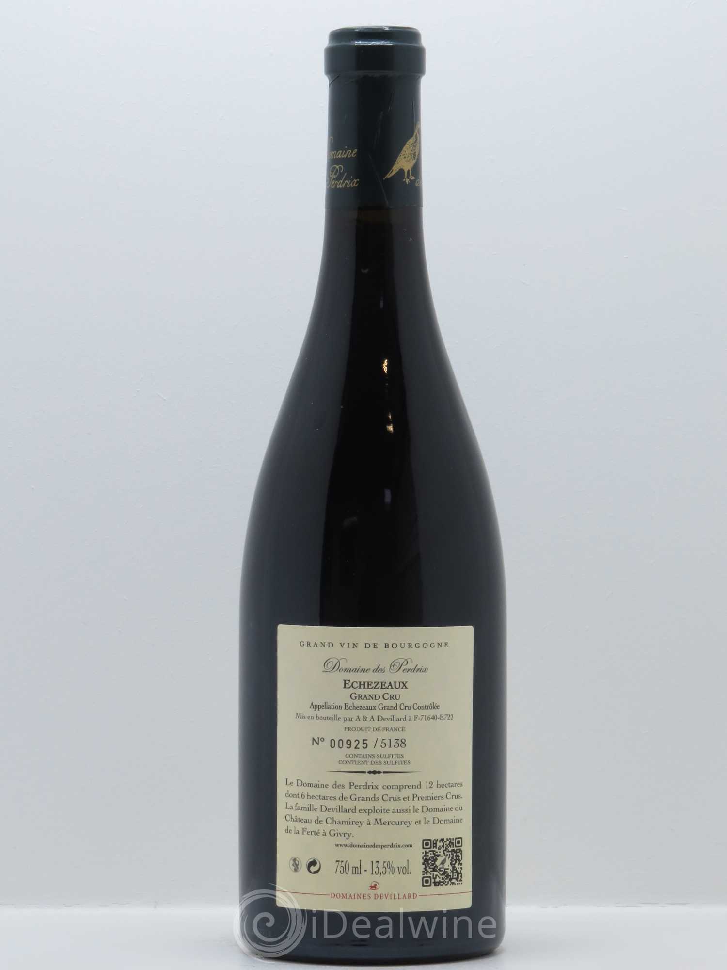 Echezeaux Grand Cru Perdrix (Domaine des) 2014 - Lot de 1 bouteille - 1