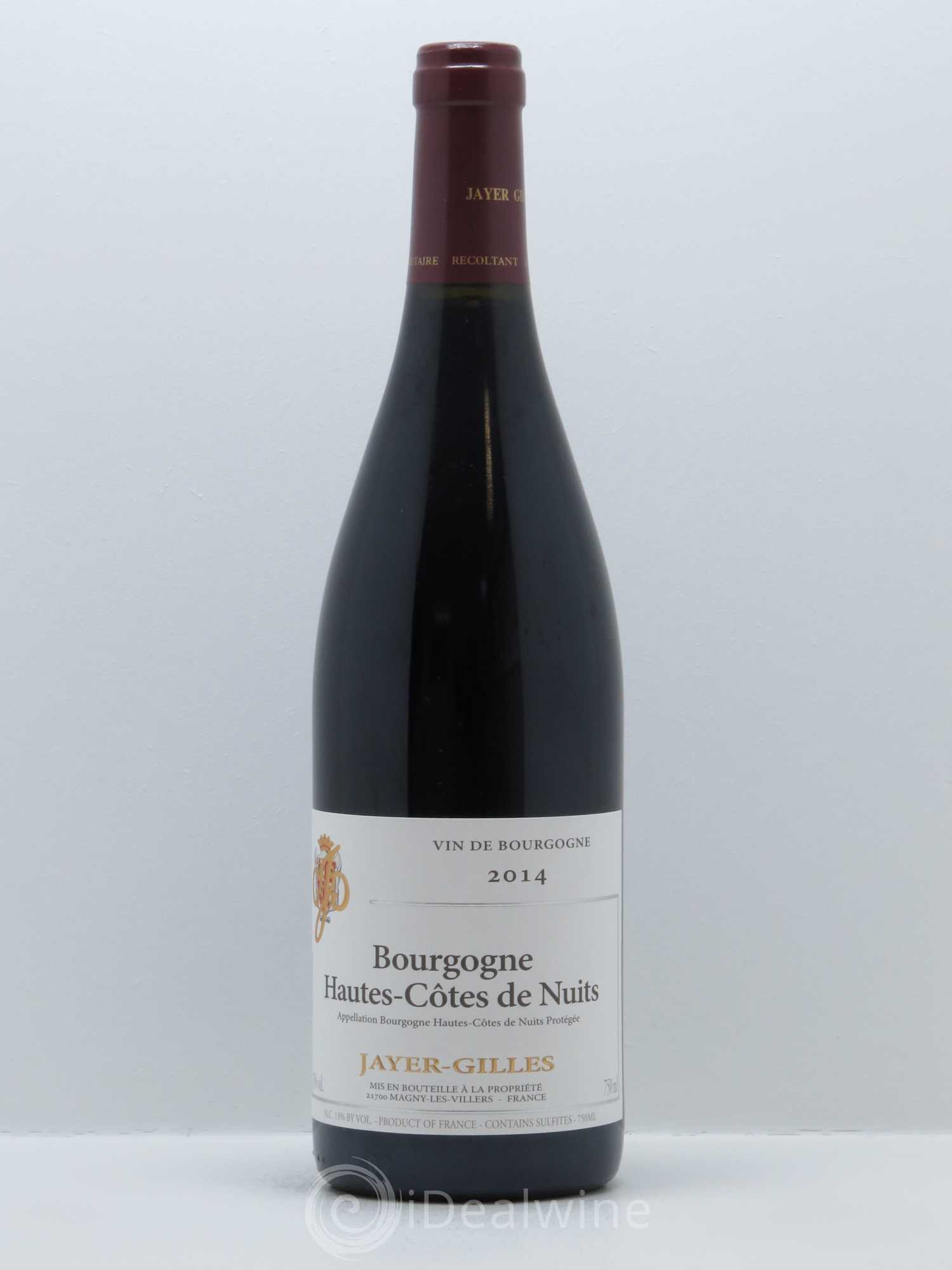 Hautes-Côtes de Nuits Hoffmann-Jayer (anciennement Jayer-Gilles) 2014 - Lot de 1 bouteille - 0