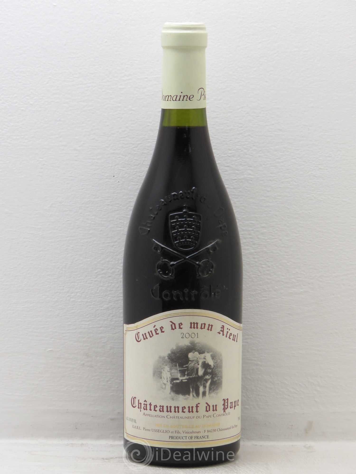 Châteauneuf-du-Pape Cuvée de mon Aïeul Pierre Usseglio & Fils 2001 - Lot de 1 bouteille - 0