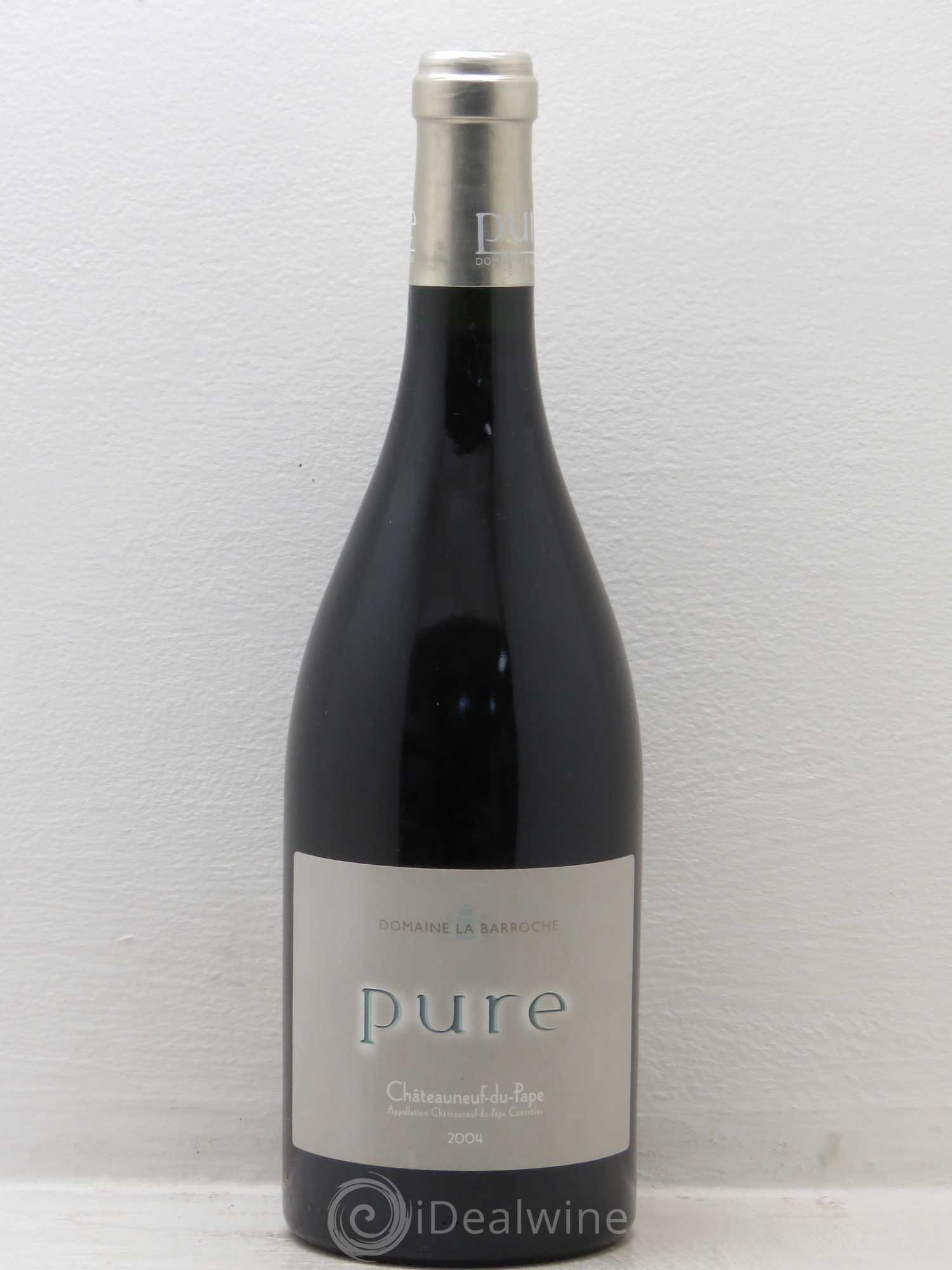 Châteauneuf-du-Pape Cuvée Pure Domaine La Barroche 2004 - Lot de 1 bouteille - 0