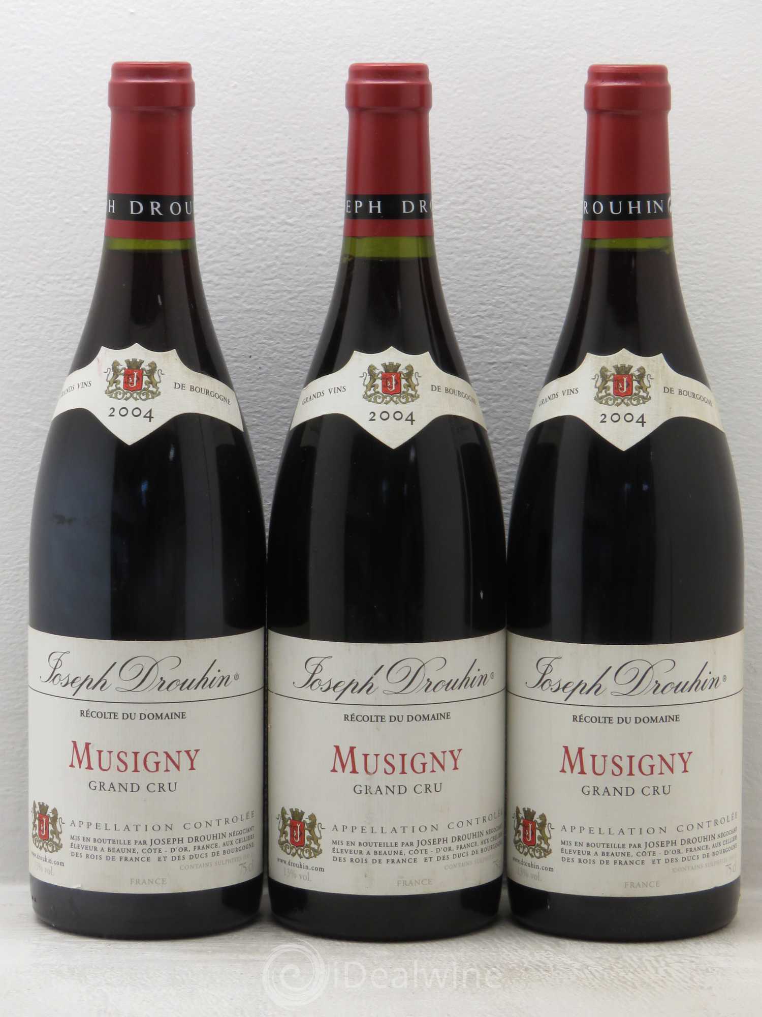 Musigny Grand Cru Joseph Drouhin 2004 - Lot de 3 bouteilles - 0