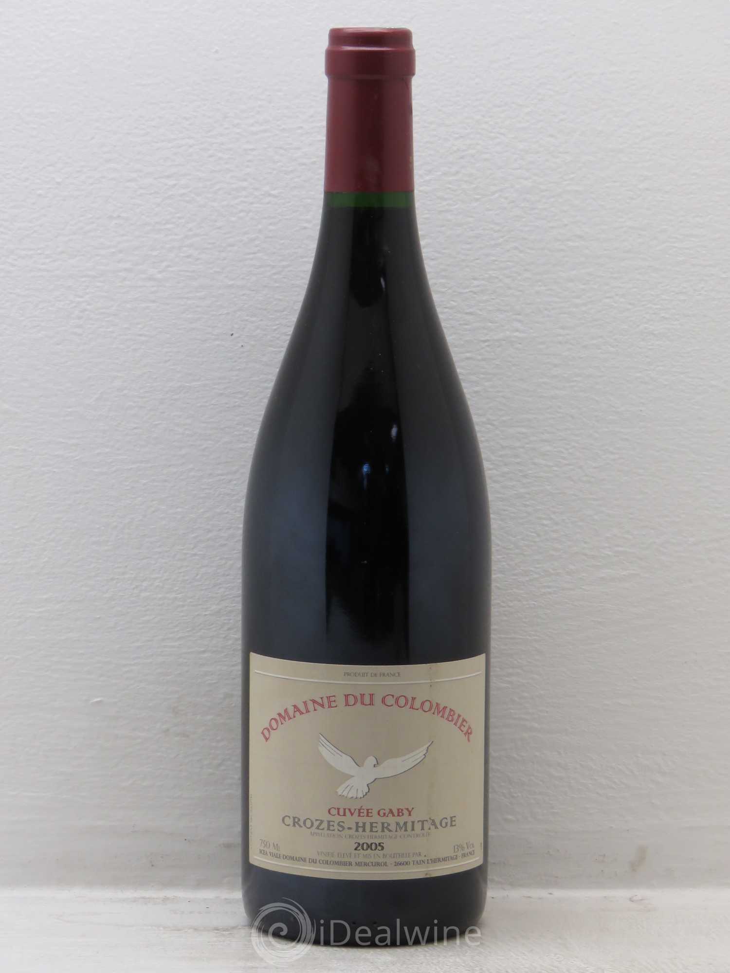 Crozes-Hermitage Cuvée Gaby Colombier (Domaine du) 2005 - Lot de 1 bouteille - 0