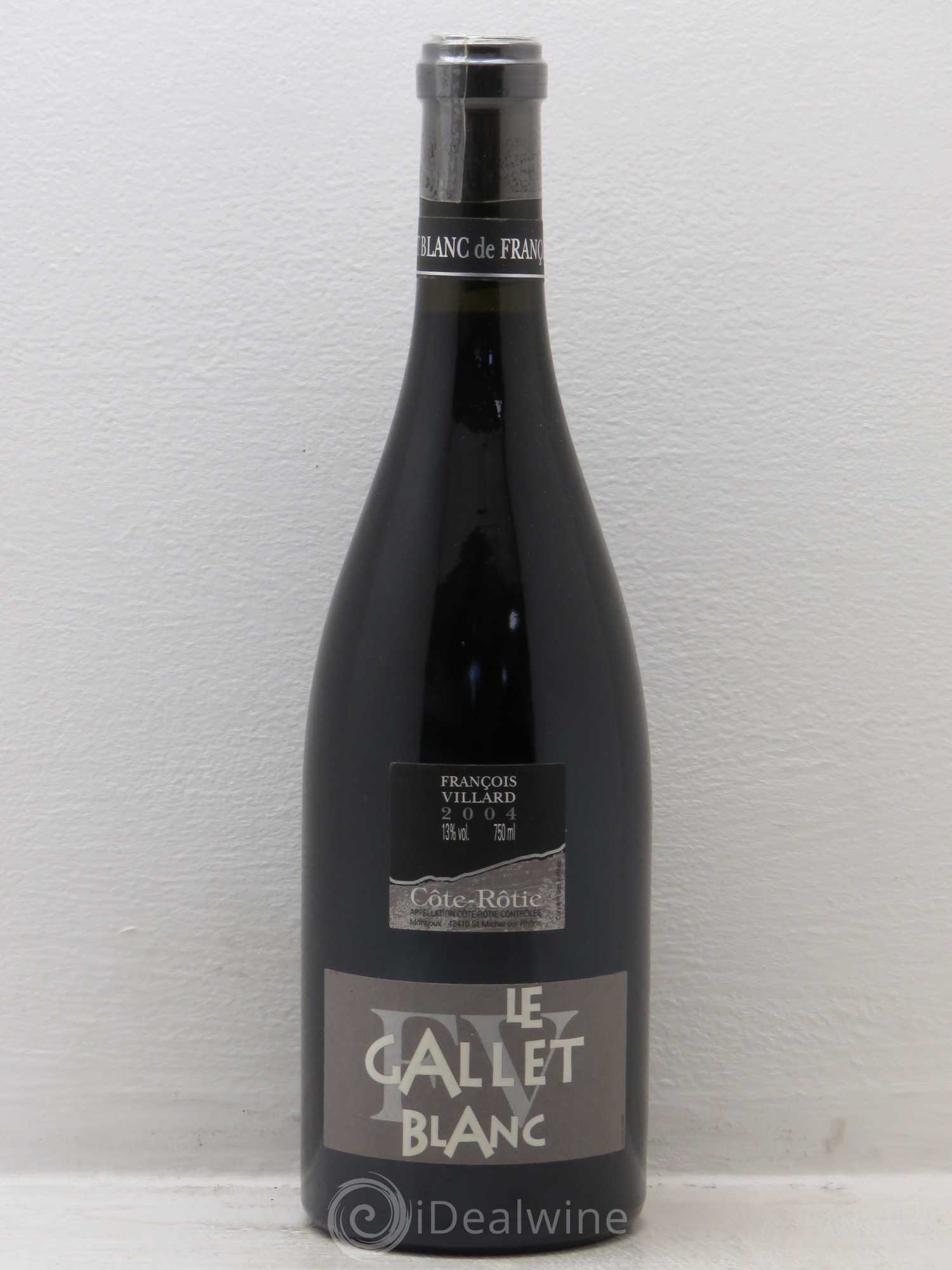 Côte-Rôtie Le Gallet Blanc François Villard 2004 - Lot de 1 bouteille - 0