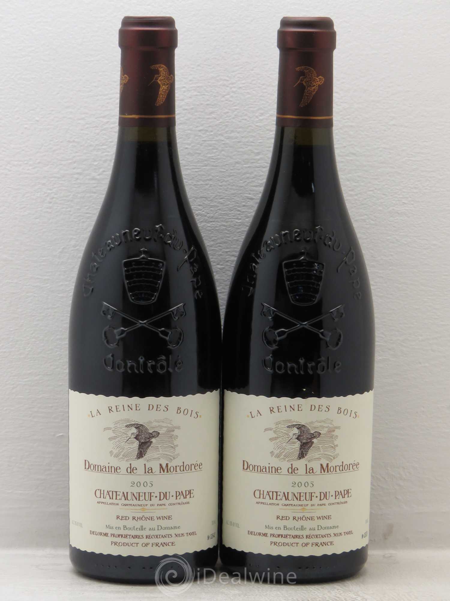 Châteauneuf-du-Pape Cuvée de la Reine des Bois La Mordorée (Domaine de) 2005 - Lot de 2 bouteilles - 0