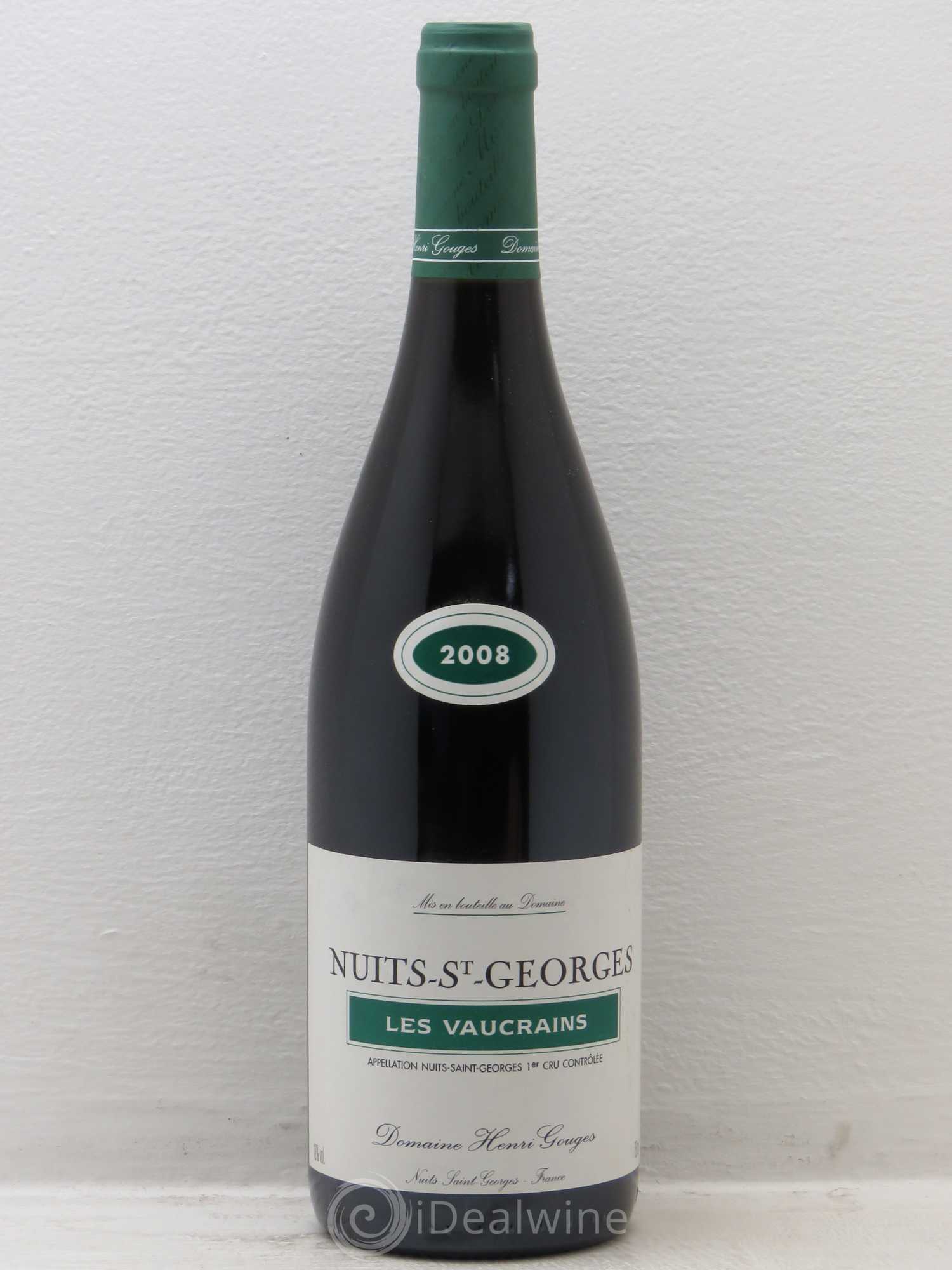 Nuits-Saint-Georges 1er Cru Les Vaucrains Henri Gouges 2008 - Posten von 1 Flasche - 0