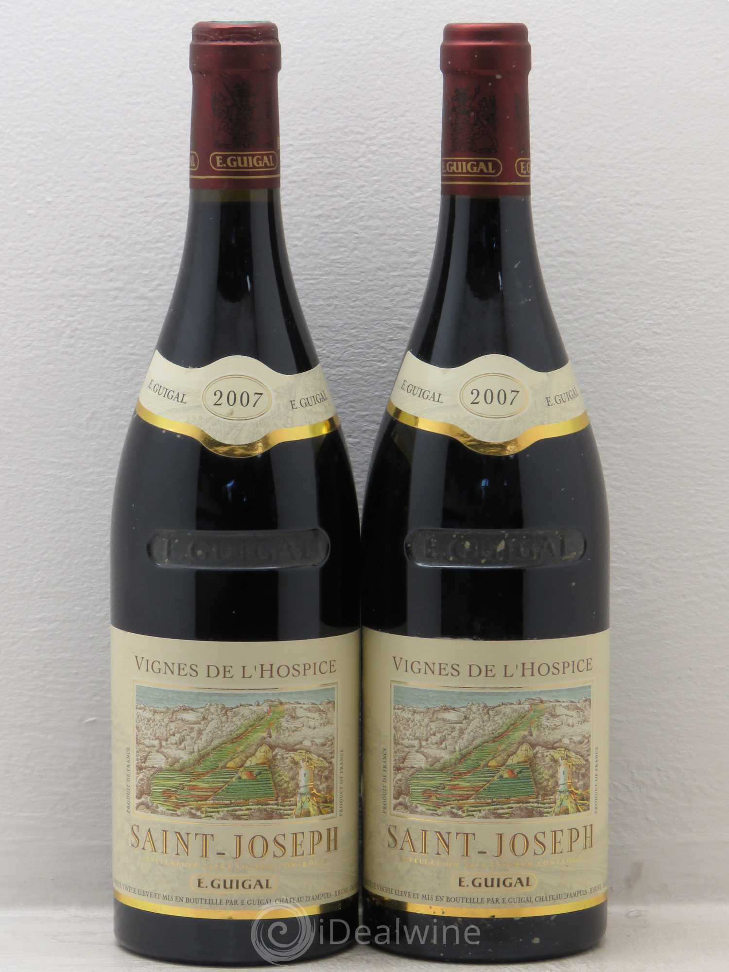 Saint-Joseph Vignes de l'Hospice Guigal 2007 - Lot de 2 bouteilles - 0