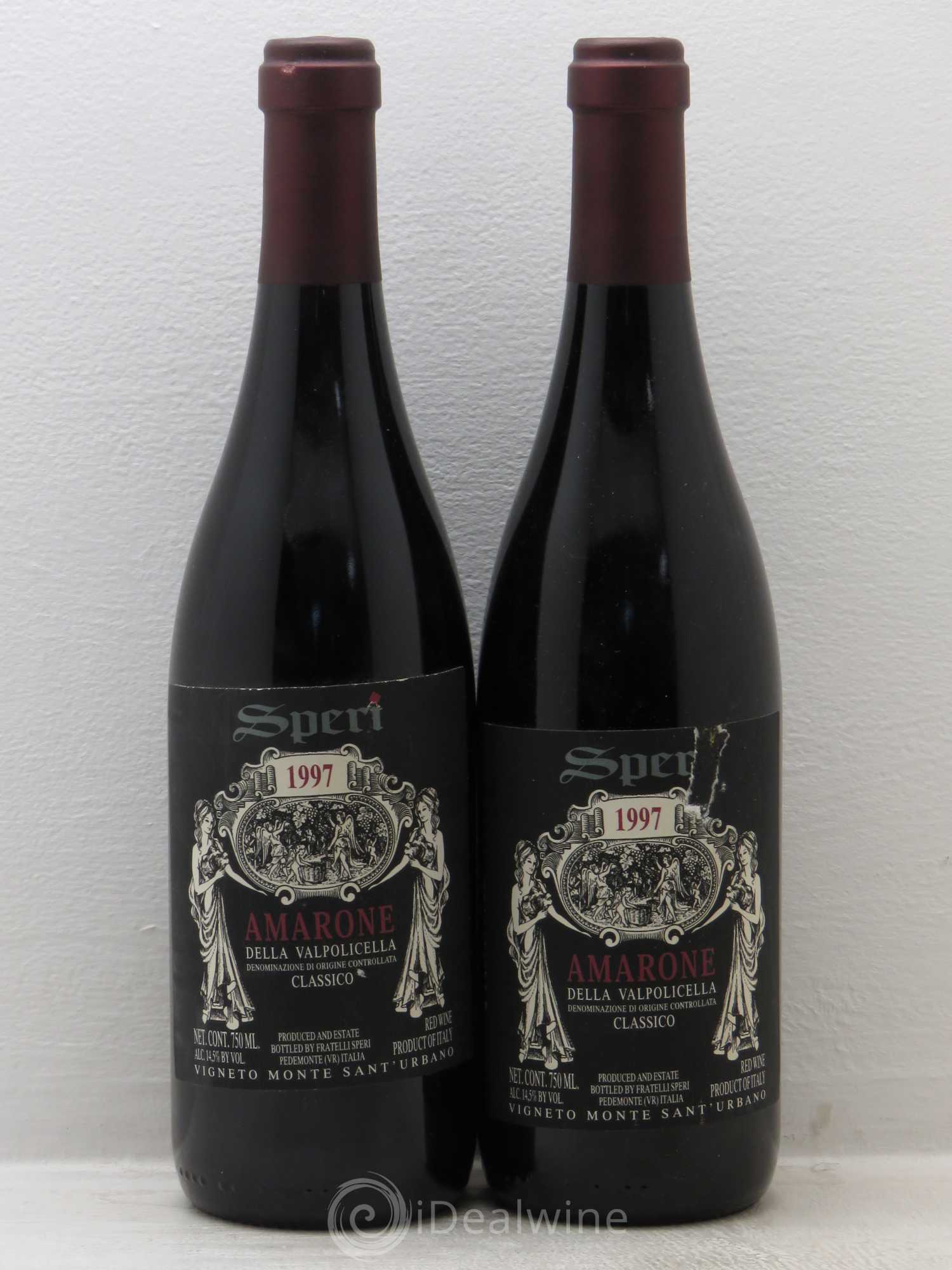 Amarone della Valpolicella Speri 1997 - Lot de 2 bouteilles - 0
