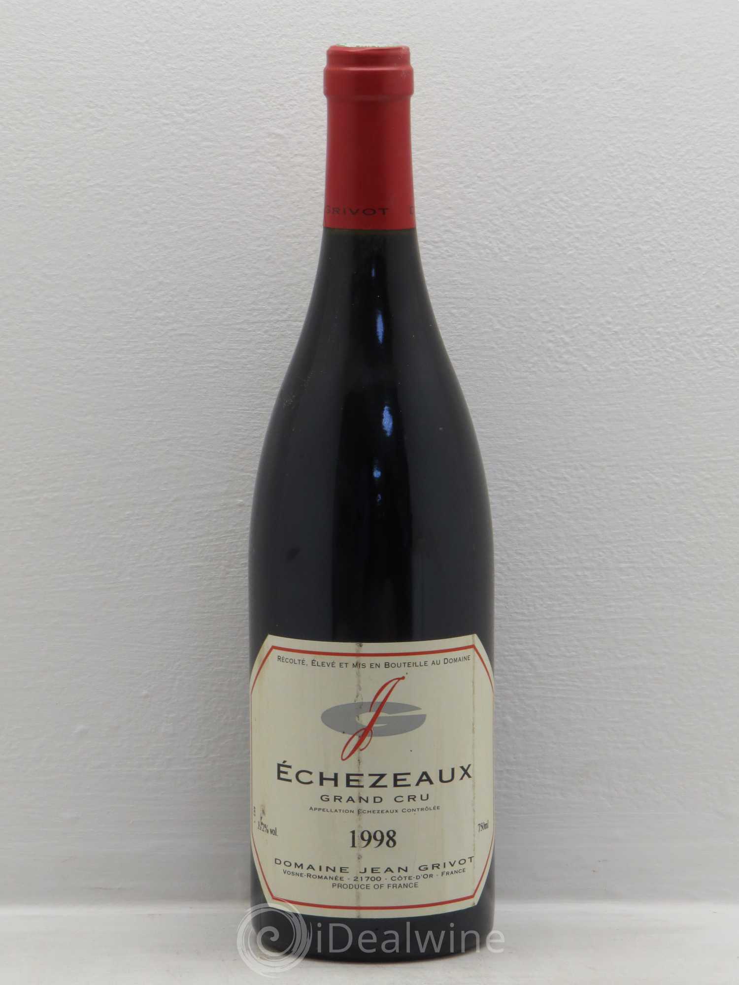 Echezeaux Grand Cru Jean Grivot 1998 - Lot de 1 bouteille - 0
