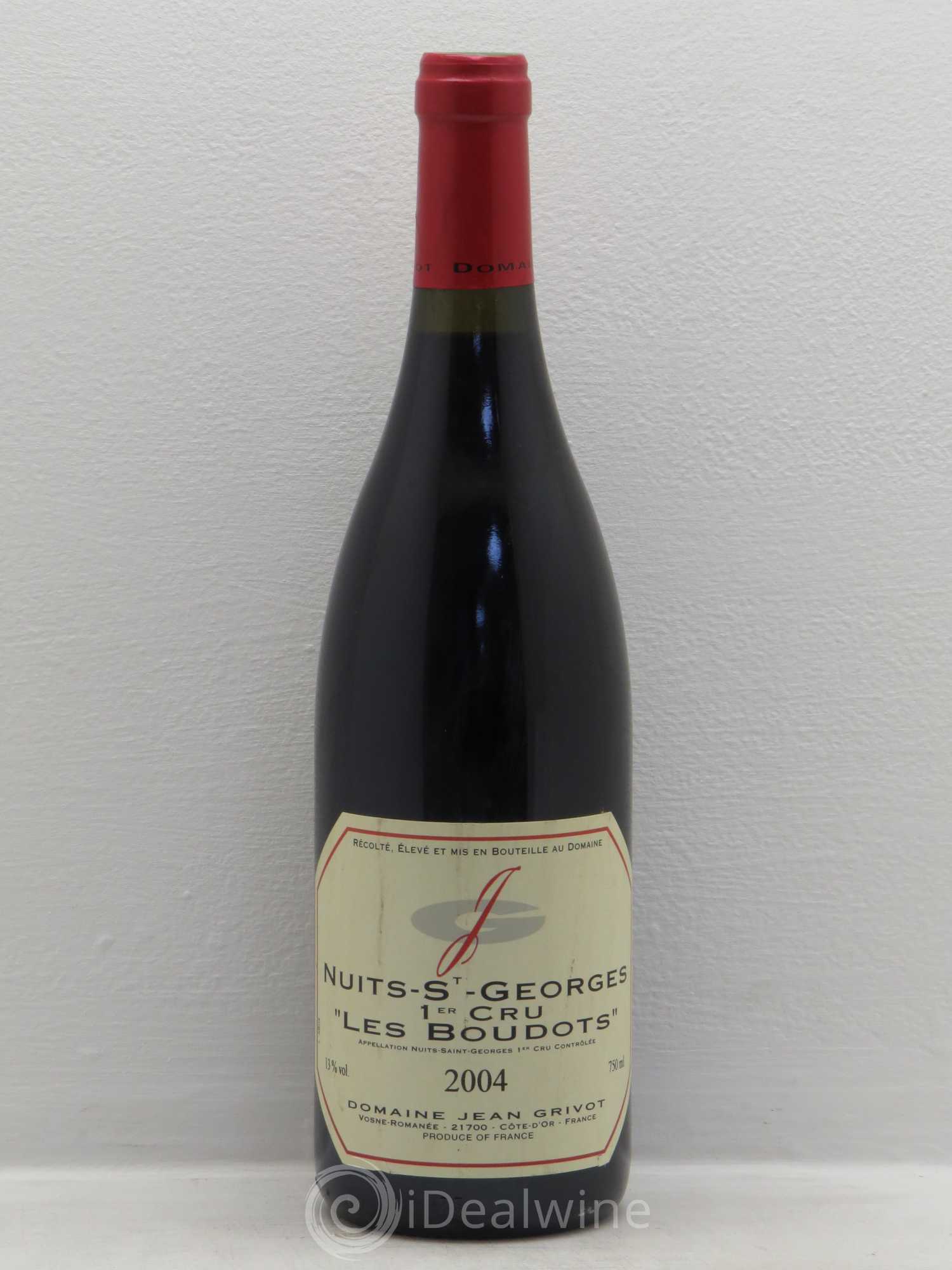 Nuits-Saint-Georges 1er Cru Aux Boudots Jean Grivot 2004 - Lot de 1 bouteille - 0