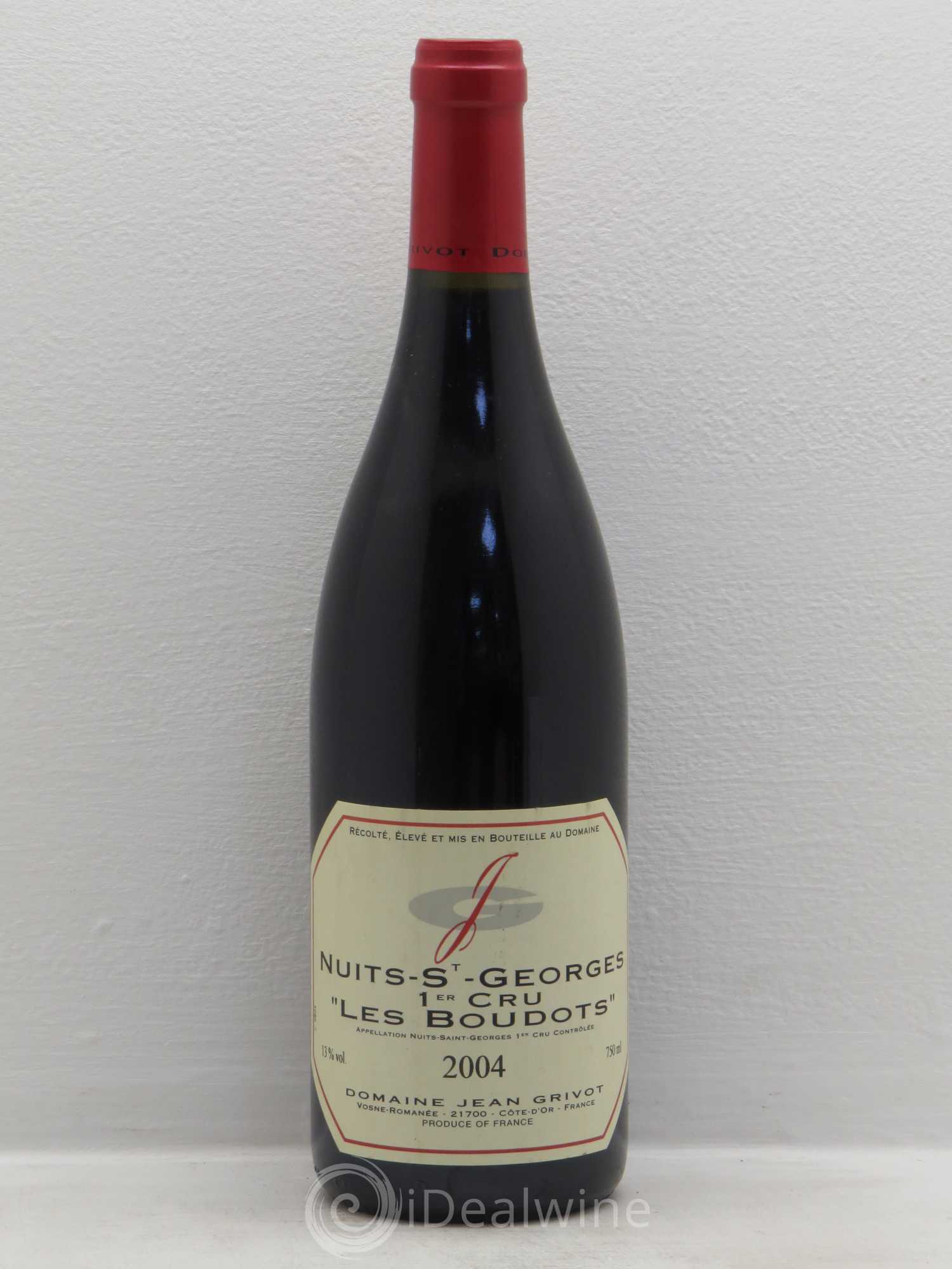 Nuits-Saint-Georges 1er Cru Aux Boudots Jean Grivot 2004 - Lot de 1 bouteille - 0