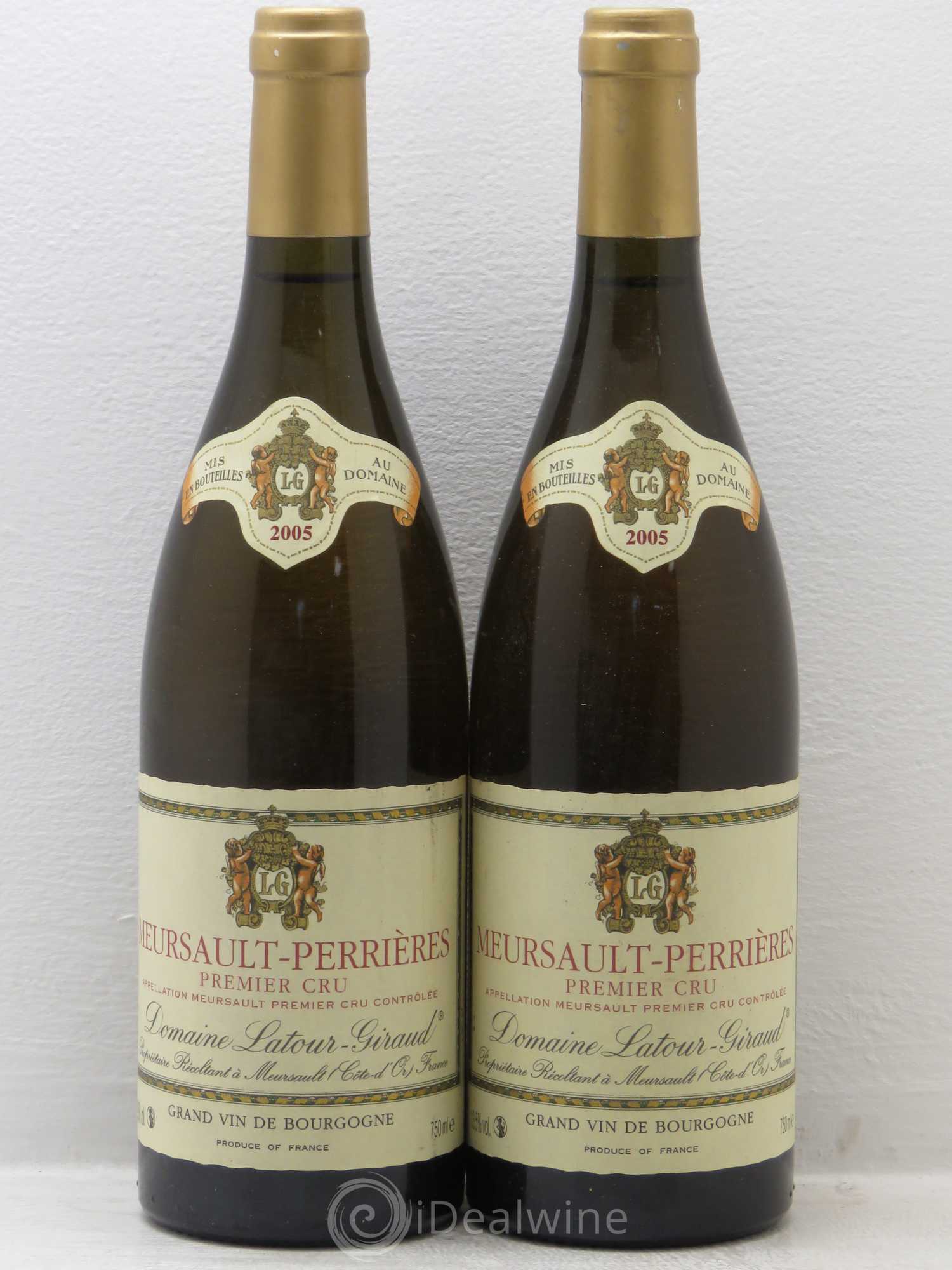 Meursault 1er Cru Domaine Latour-Giraud 2005 - Posten von 2 Flaschen - 0