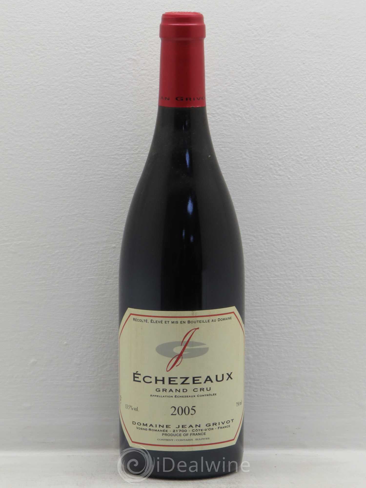 Echezeaux Grand Cru Jean Grivot 2005 - Lot de 1 bouteille - 0