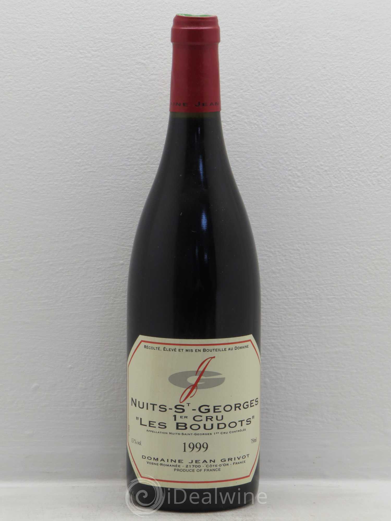 Nuits-Saint-Georges 1er Cru Aux Boudots Jean Grivot 1999 - Lot de 1 bouteille - 0