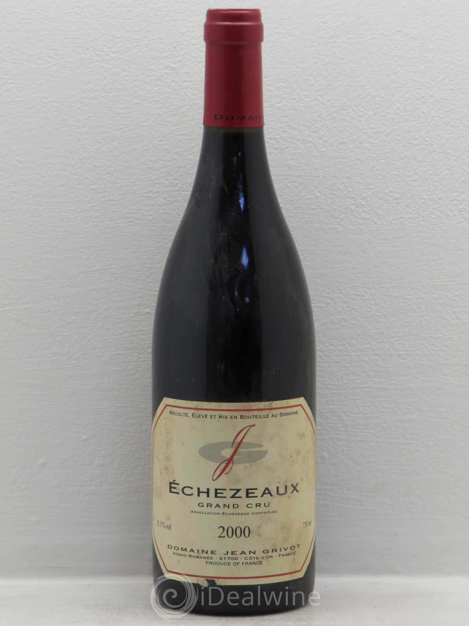 Echezeaux Grand Cru Jean Grivot 2000 - Lot de 1 bouteille - 0