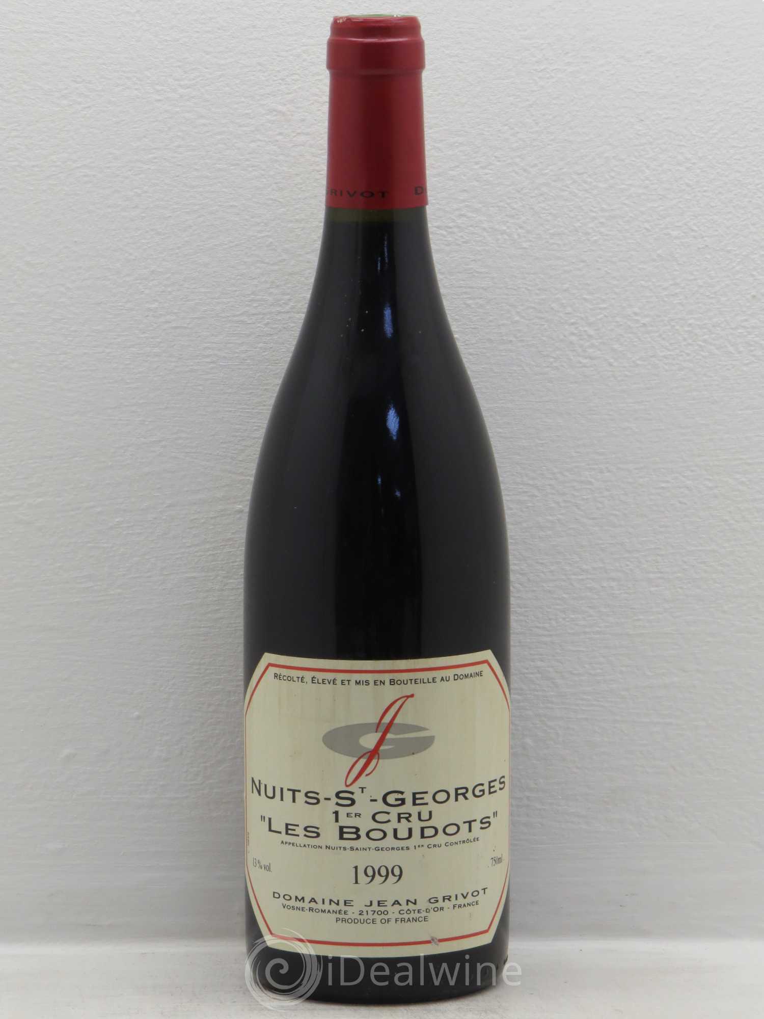 Nuits-Saint-Georges 1er Cru Aux Boudots Jean Grivot 1999 - Lot de 1 bouteille - 0