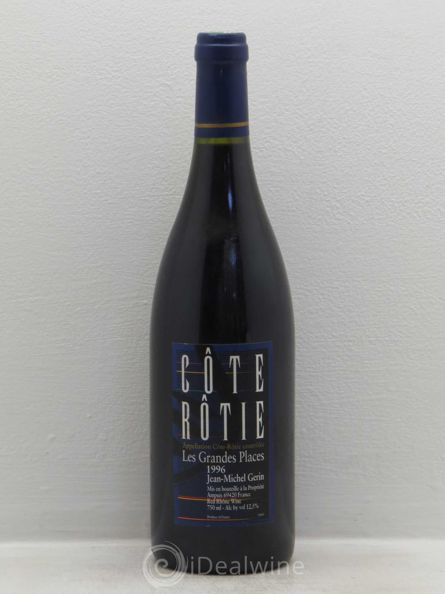 Côte-Rôtie Les Grandes Places Jean-Michel Gerin 1996 - Lot de 1 bouteille - 0