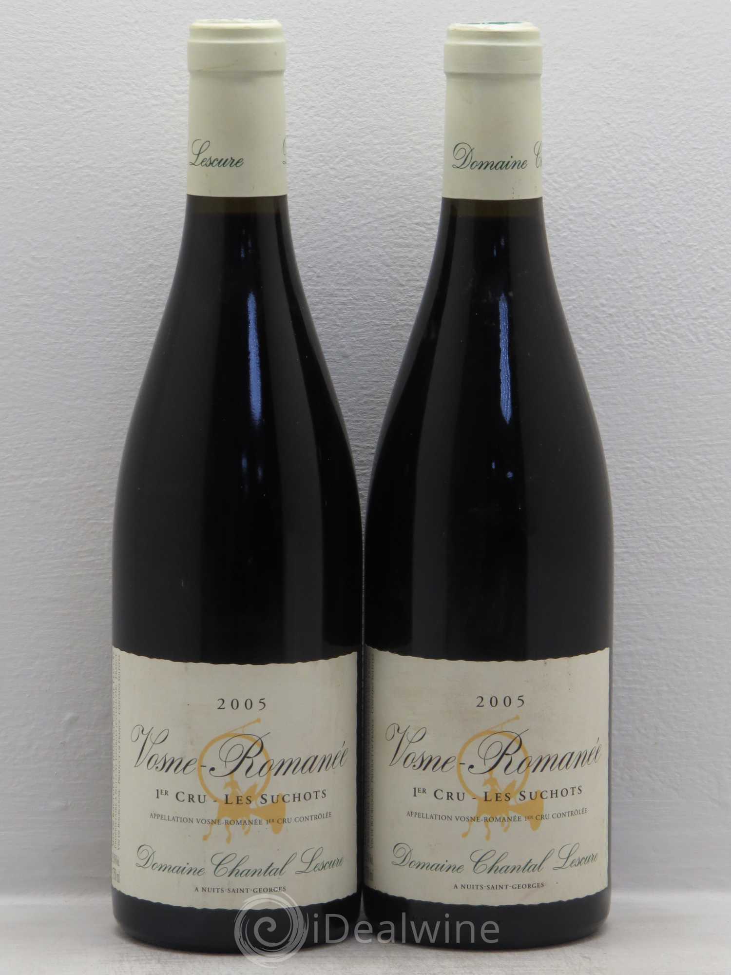 Vosne-Romanée 1er Cru Les Suchots Chantal Lescure 2005 - Lot de 2 bouteilles - 0