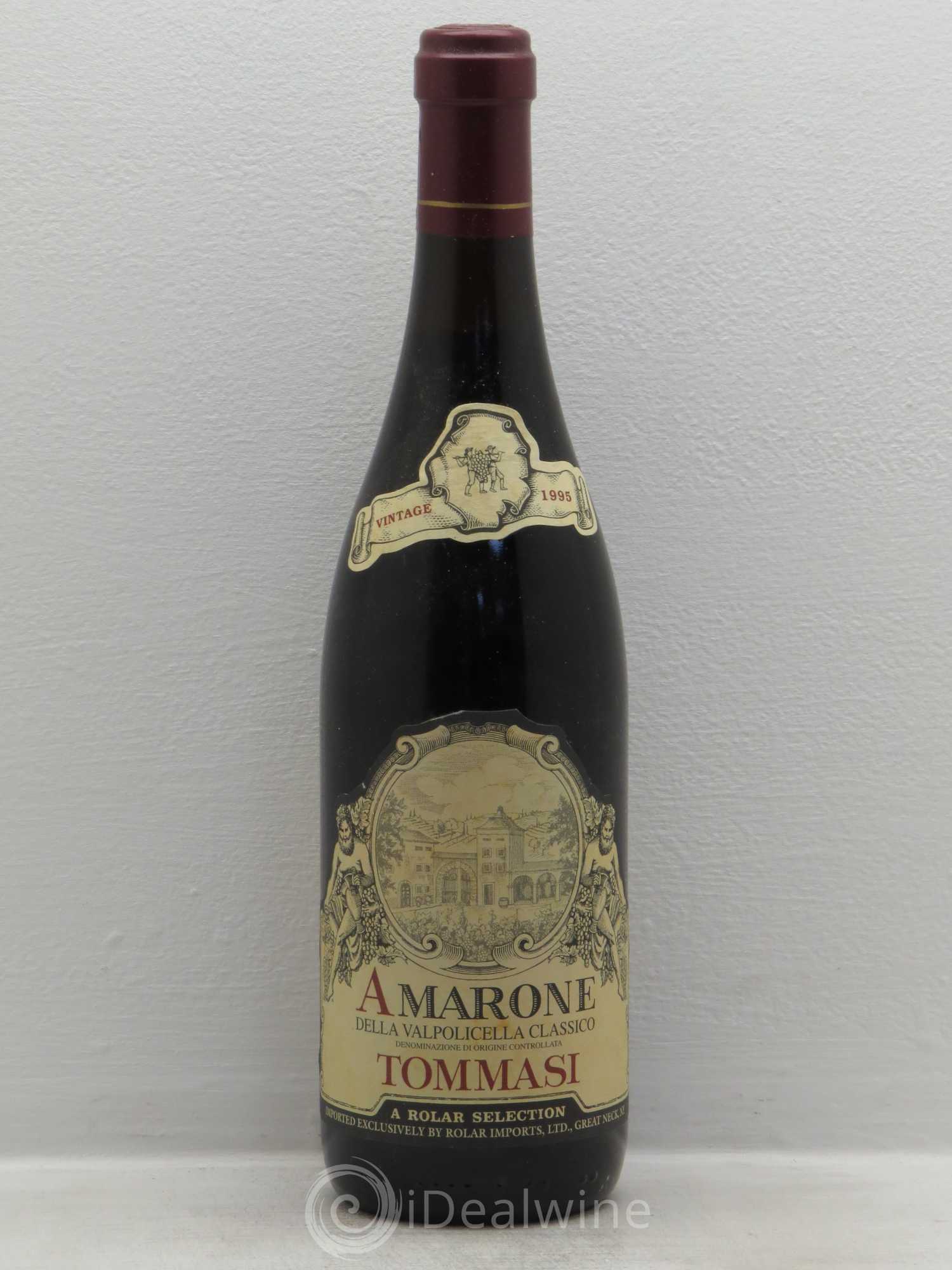 Amarone della Valpolicella DOC Tommasi 1995 - Lot de 1 bouteille - 0