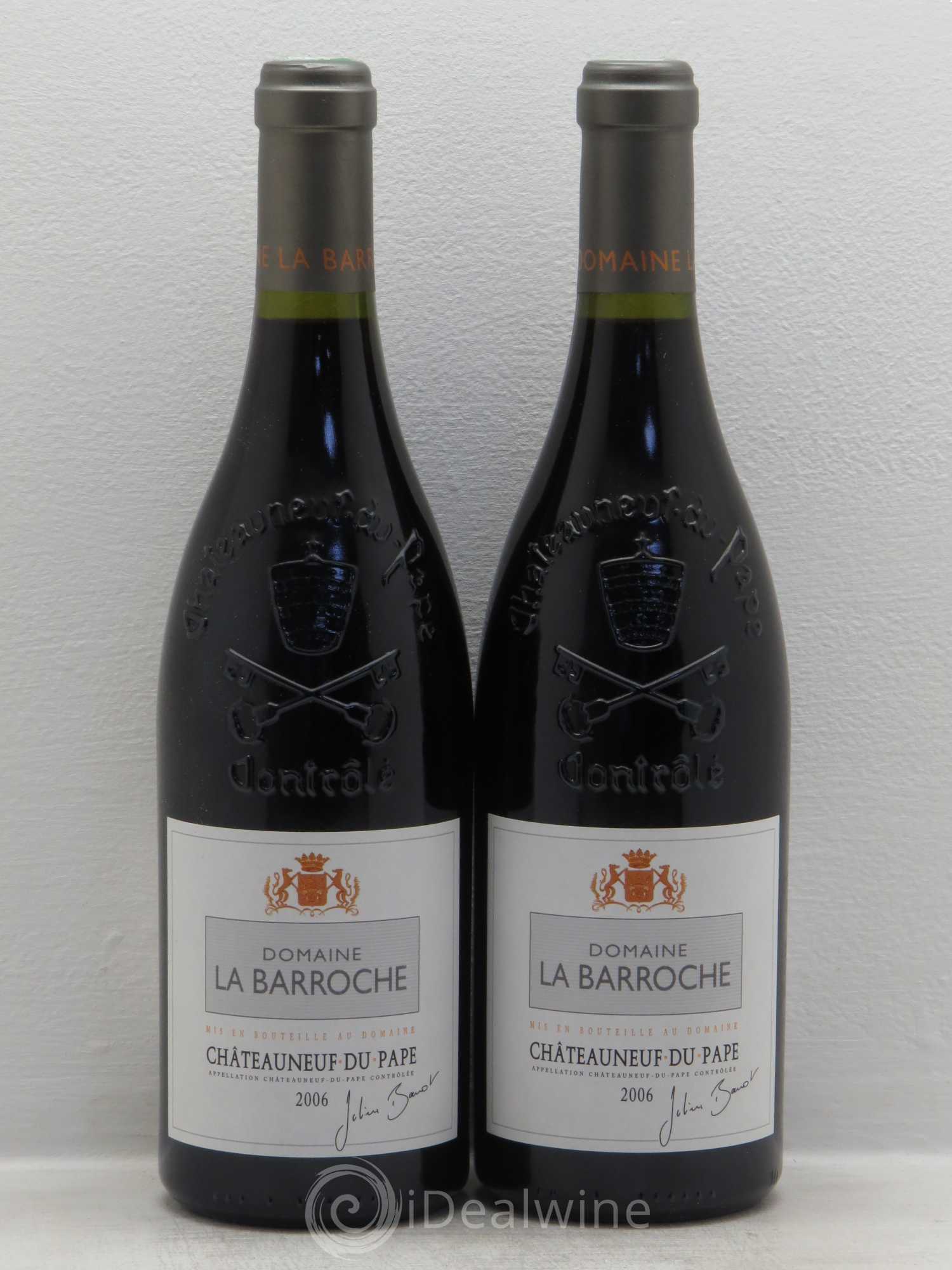 Châteauneuf-du-Pape La Barroche (Domaine de) 2006 - Posten von 2 Flaschen - 0