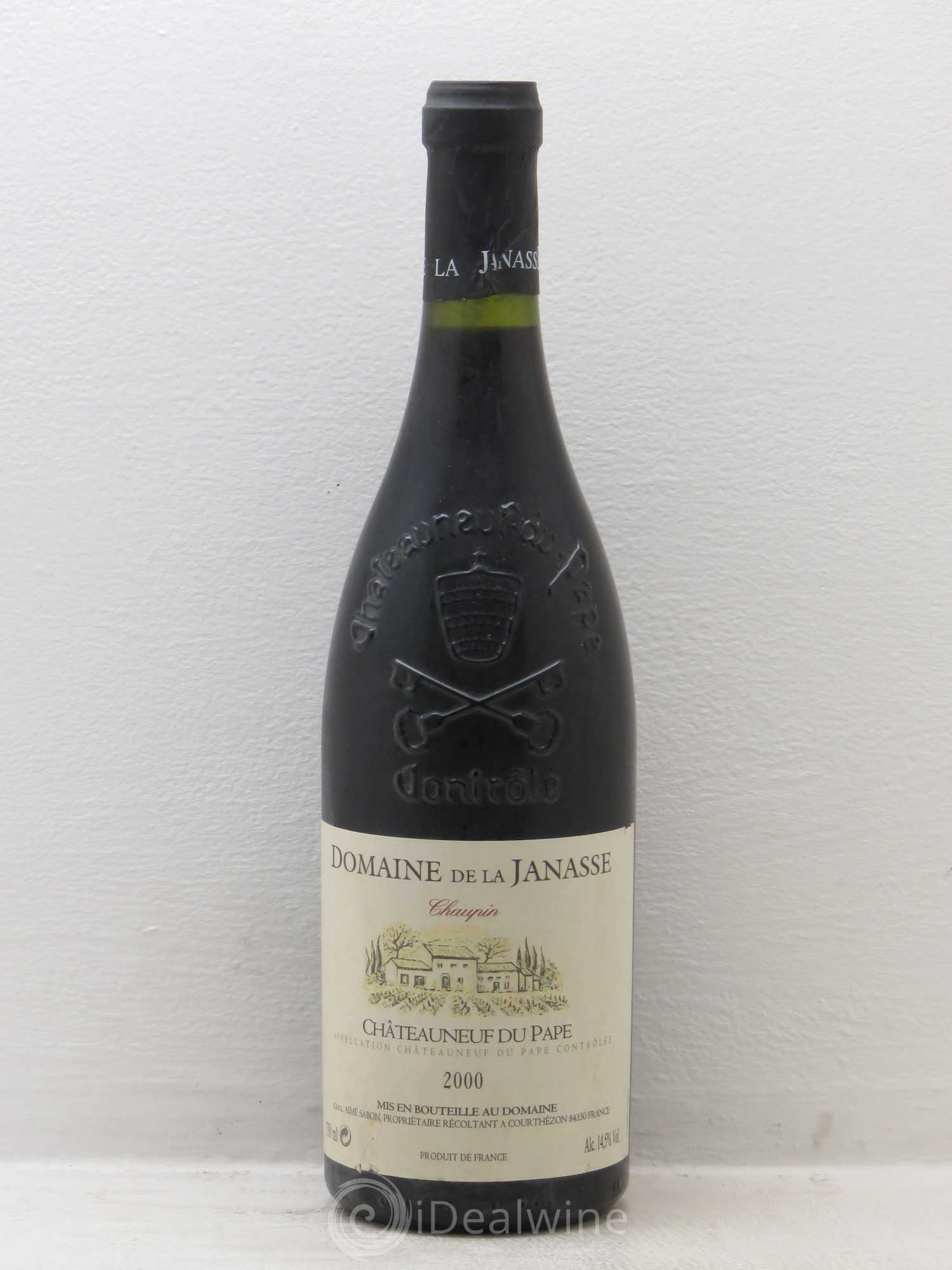 Châteauneuf-du-Pape Cuvée Chaupin La Janasse (Domaine de) 2000 - Lot de 1 bouteille - 0