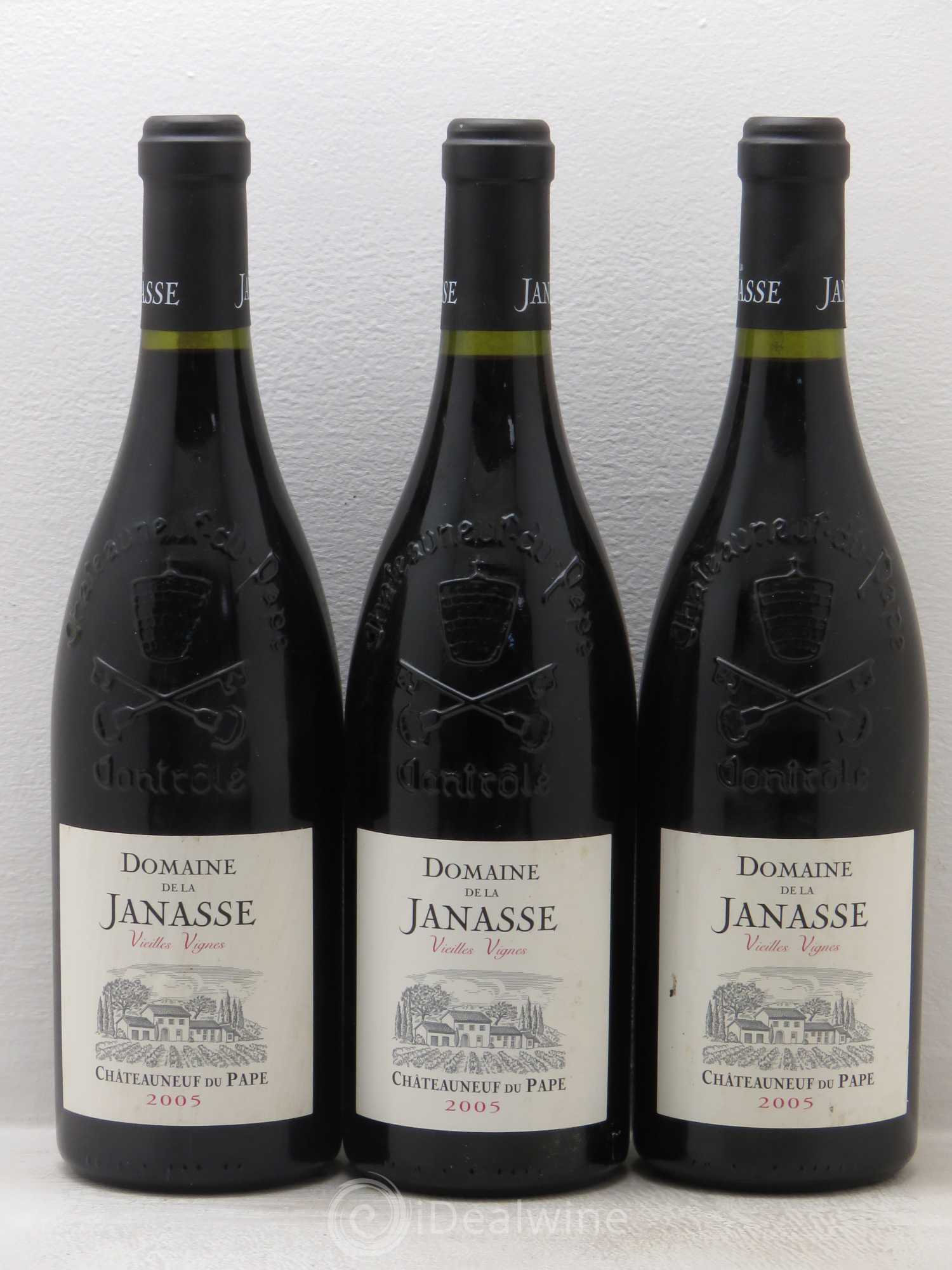 Châteauneuf-du-Pape Cuvée Vieilles Vignes La Janasse (Domaine de) 2005 - Lot de 3 bouteilles - 0