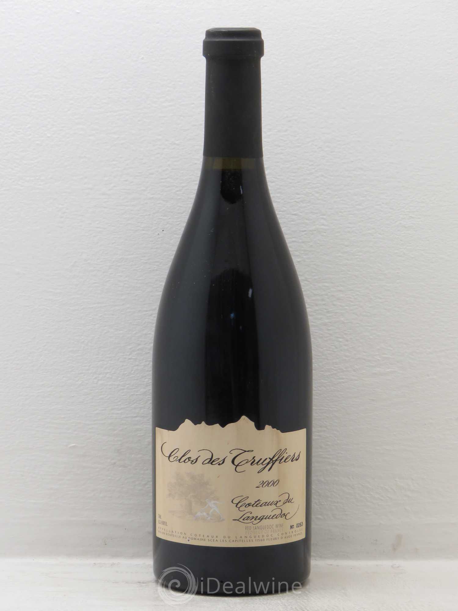 La Clape Château de La Négly Clos des Truffiers Jean Paux-Rosset 2000 - Lot de 1 bouteille - 0