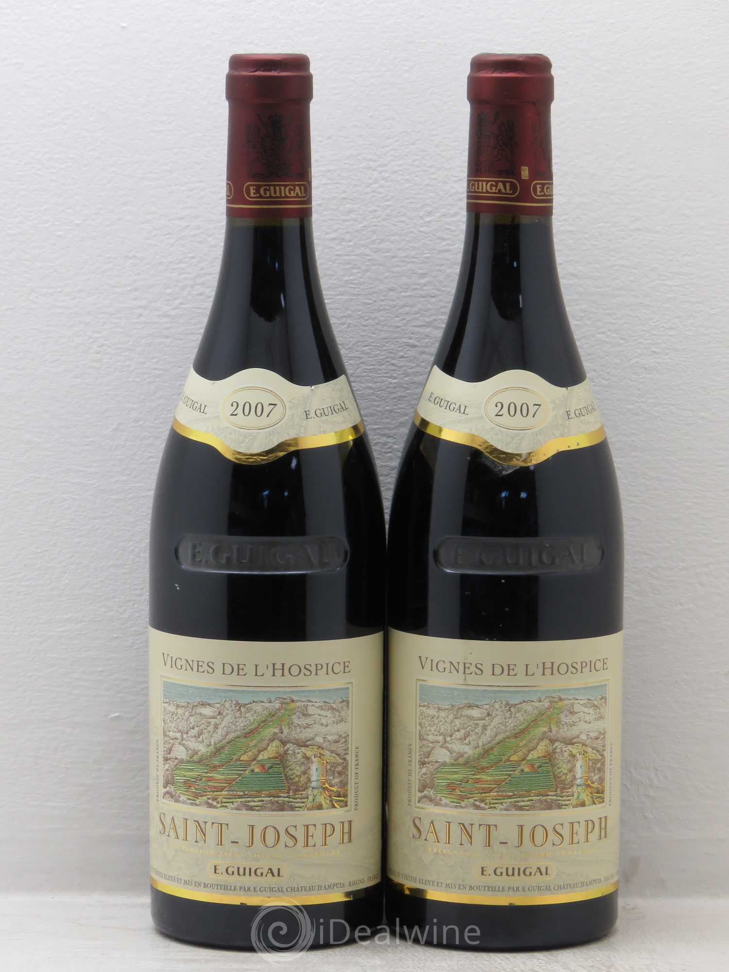 Saint-Joseph Vignes de l'Hospice Guigal 2007 - Lot de 2 bouteilles - 0