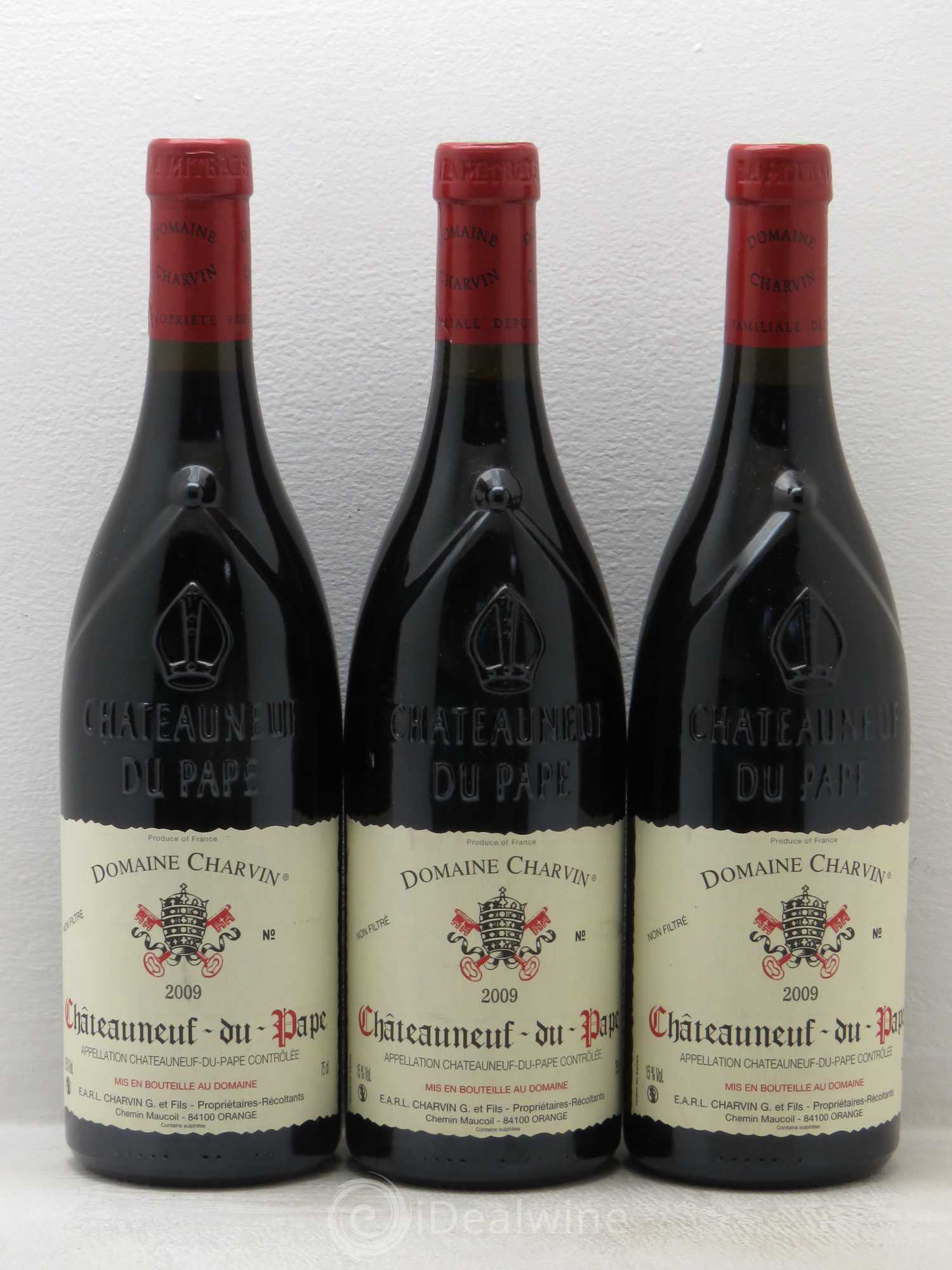 Châteauneuf-du-Pape Charvin (Domaine) 2009 - Lot de 3 bouteilles - 0
