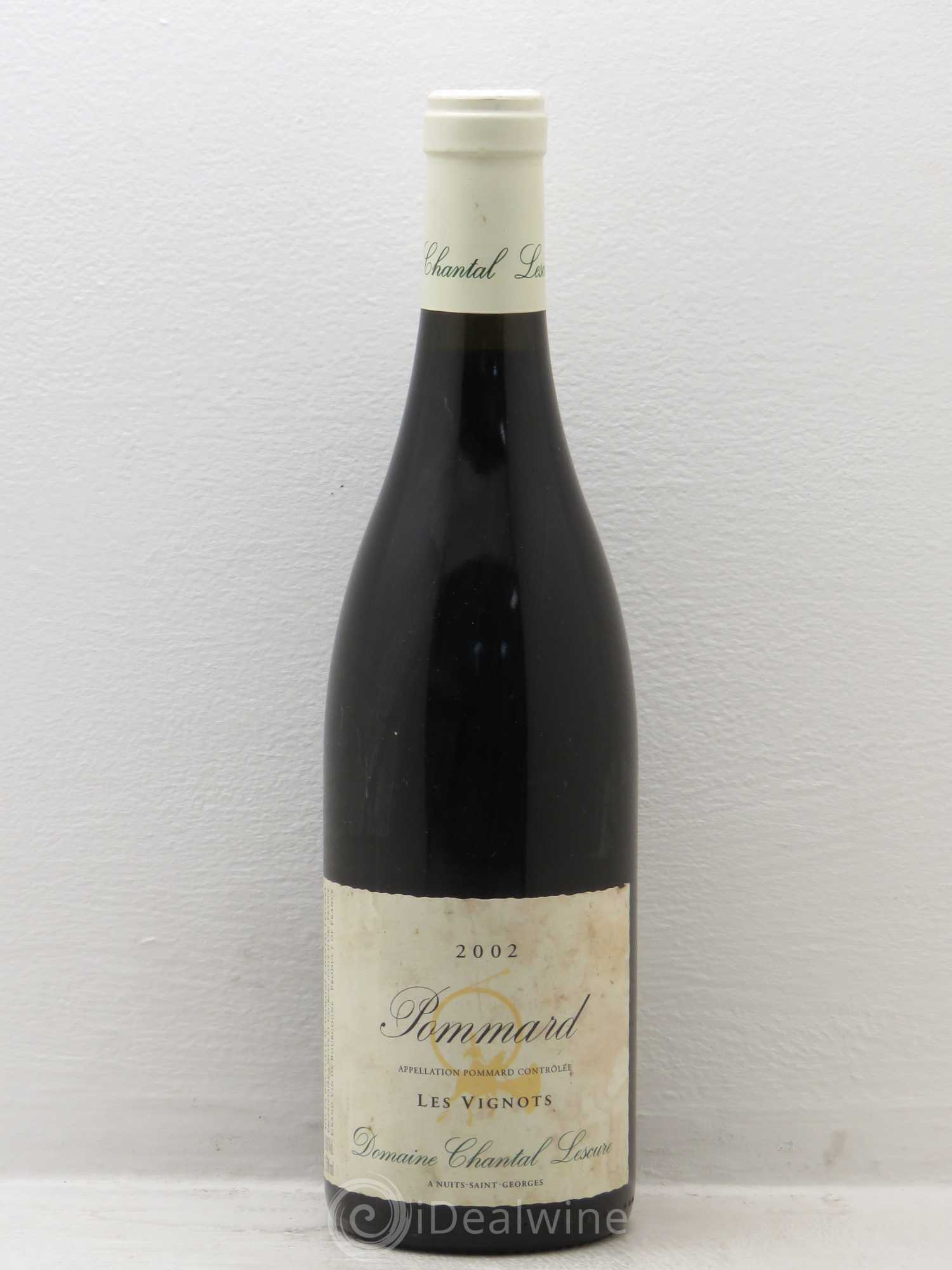 Pommard Les Vignots Chantal Lescure (sans prix de réserve) 2002 - Lot de 1 bouteille - 0